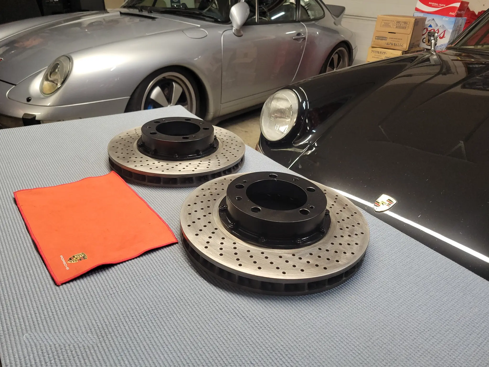 MarketPlace: Porsche Brembo Brake Calipers and Front Cross-drilled