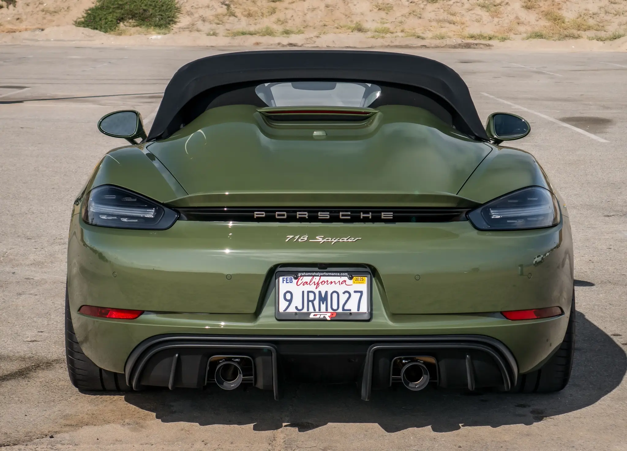 Special Wishes PTS Nato Olive 585-Mile 2022 Porsche 718 Spyder 6