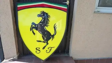 No Reserve Illuminated Ferrari Crest Sign | PCARMARKET