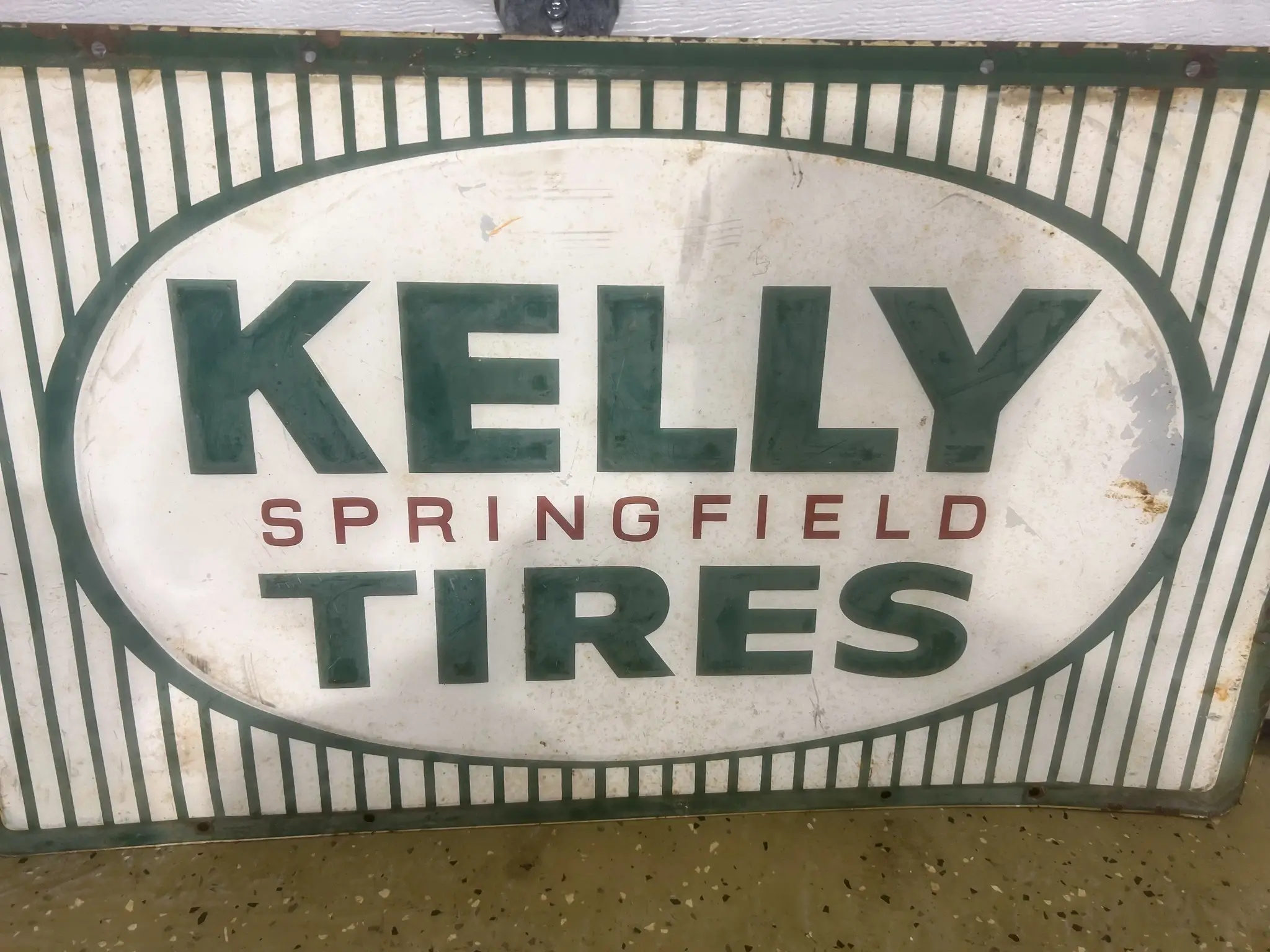 Publicité originale de pneus Kelly-Springfield vintage des