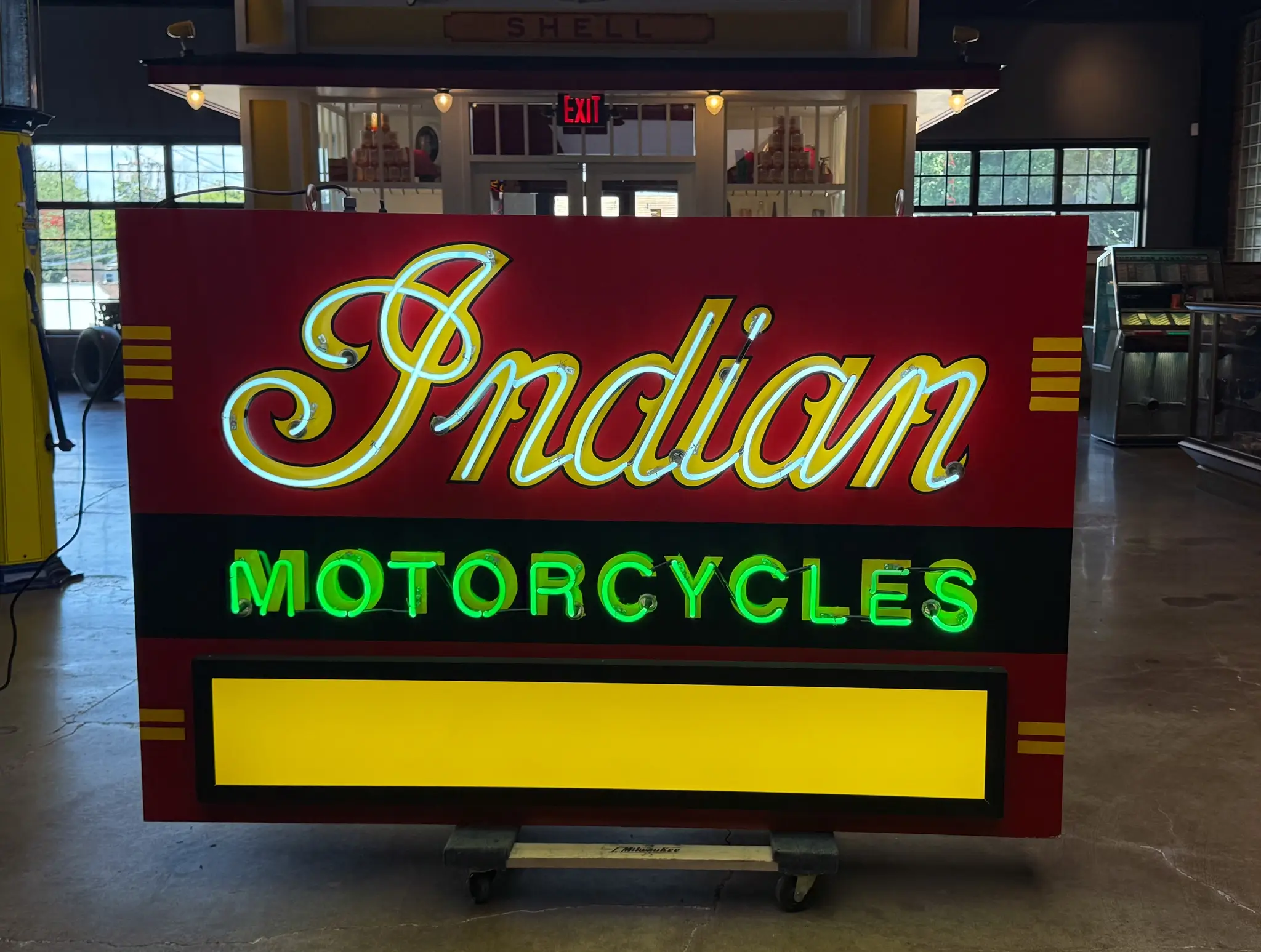 MarketPlace: Indian Motorcycles Double-Sided Neon Sign | PCARMARKET
