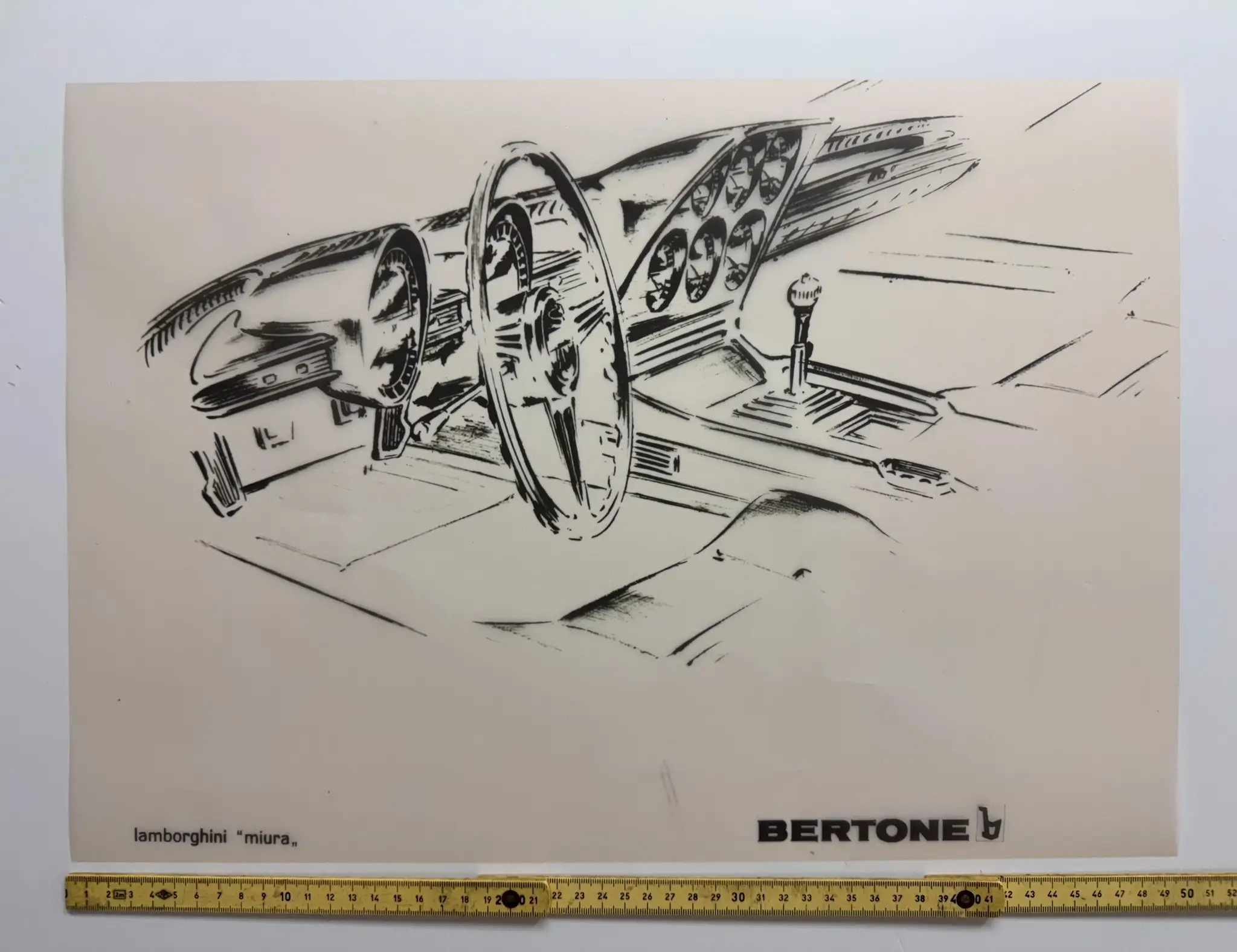 No Reserve Bertone Factory Blueprints and Stratos Zero Original