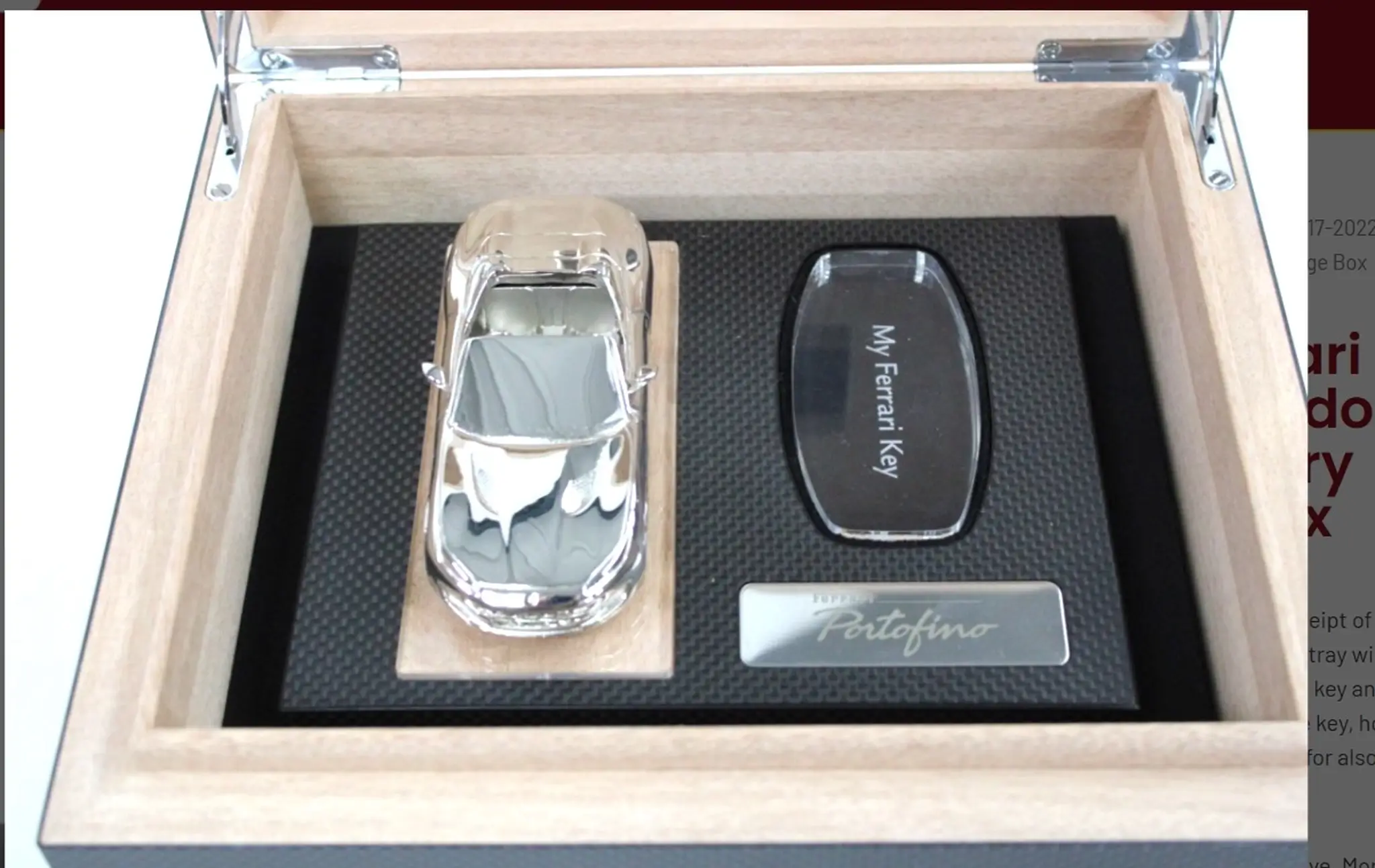 MarketPlace: Ferrari Portofino Cigar Humidor | PCARMARKET