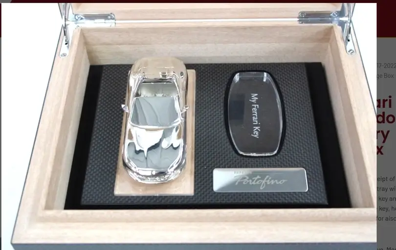 MarketPlace: Ferrari Portofino Cigar Humidor | PCARMARKET