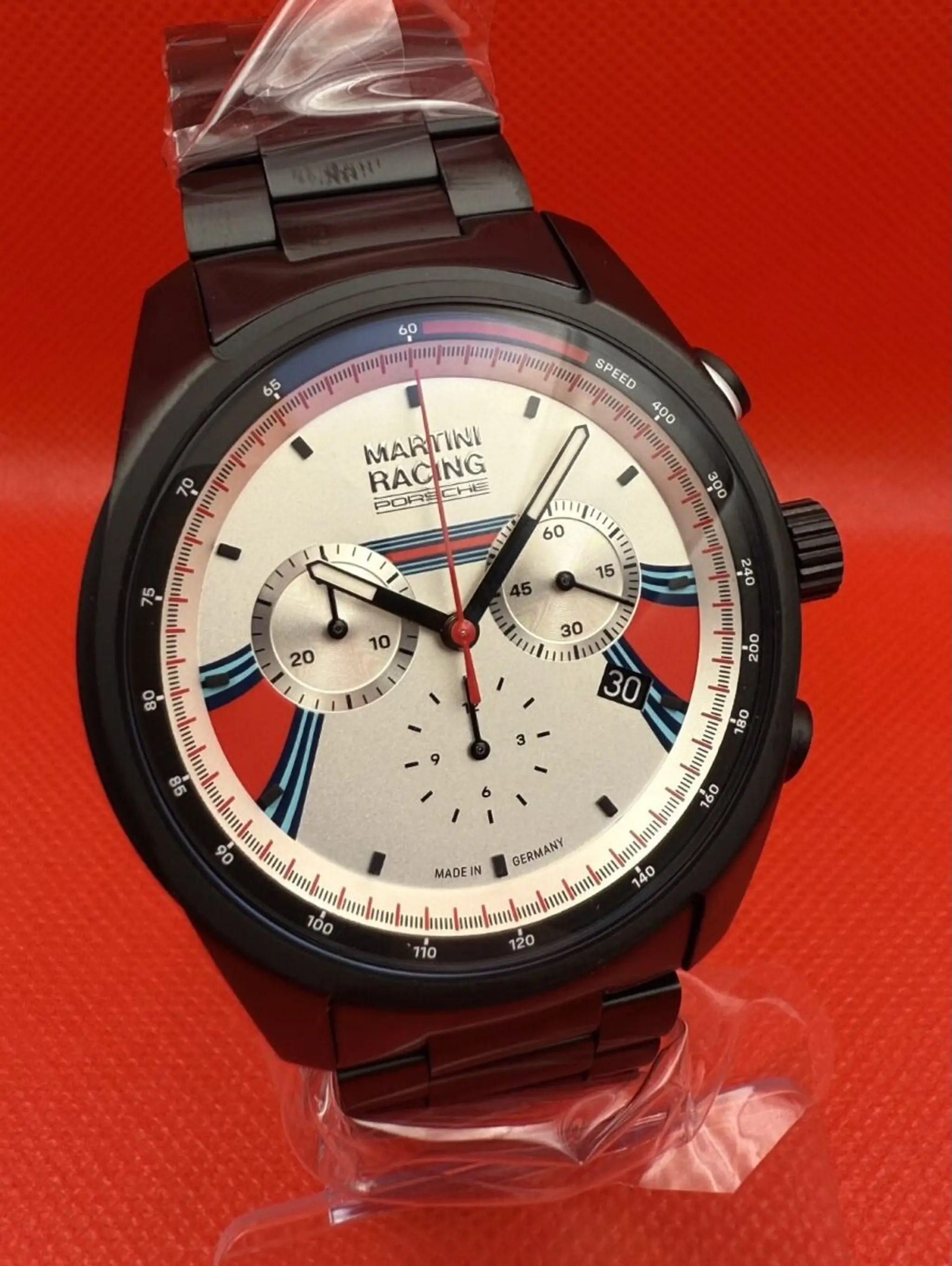 No Reserve Porsche Design Martini Racing Chronograph Watch Limited