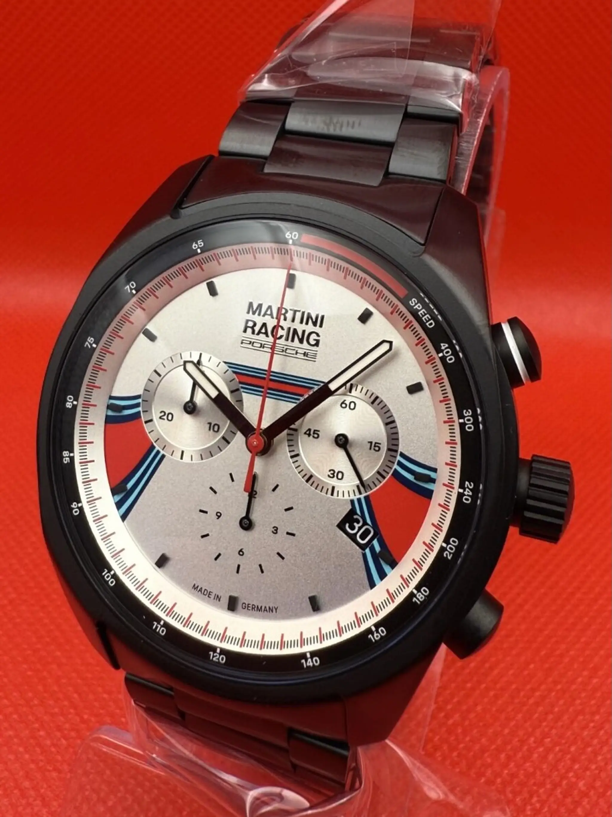 No Reserve Porsche Design Martini Racing Chronograph Watch Limited
