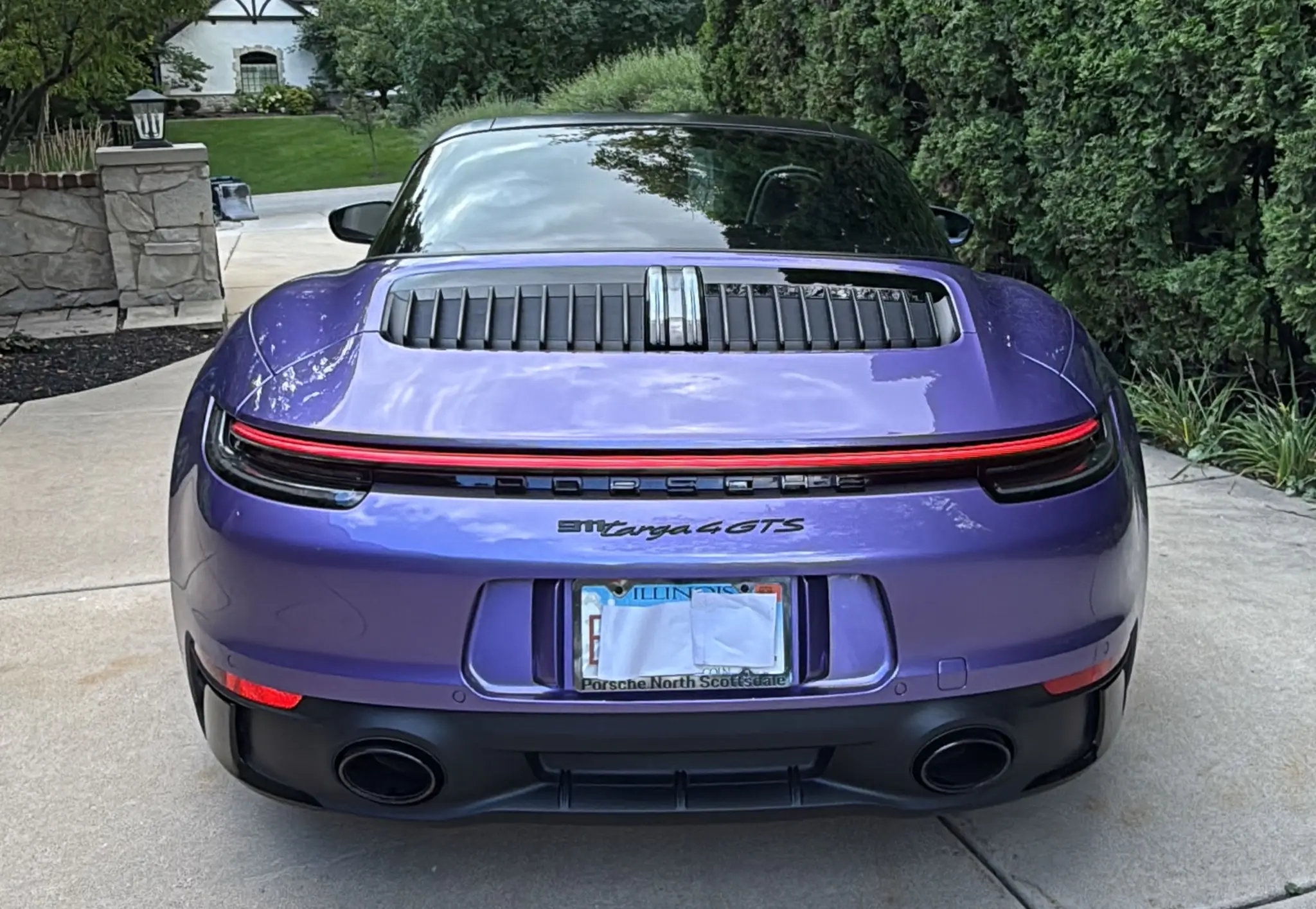 Paint to Sample Viola Purple Metallic 2024 Porsche 992 Targa 4 GTS