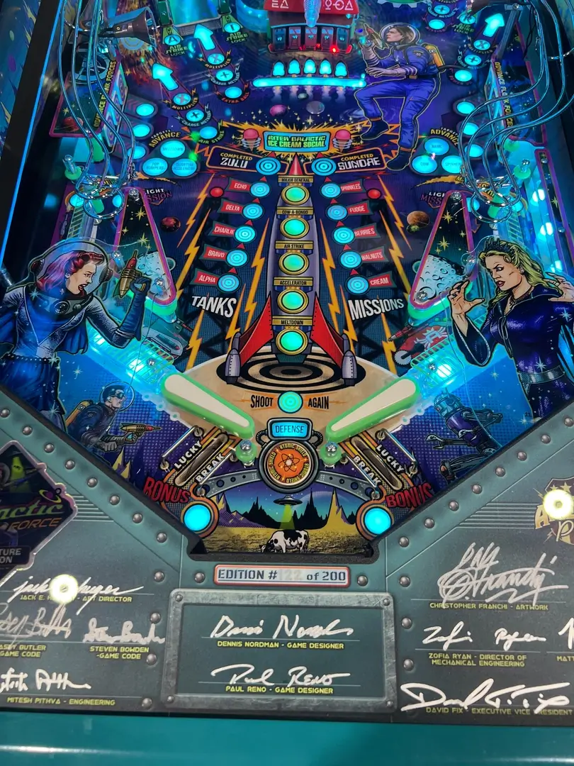 MarketPlace: 1st Pinball Machine Transformer Galactic Tank Force ...