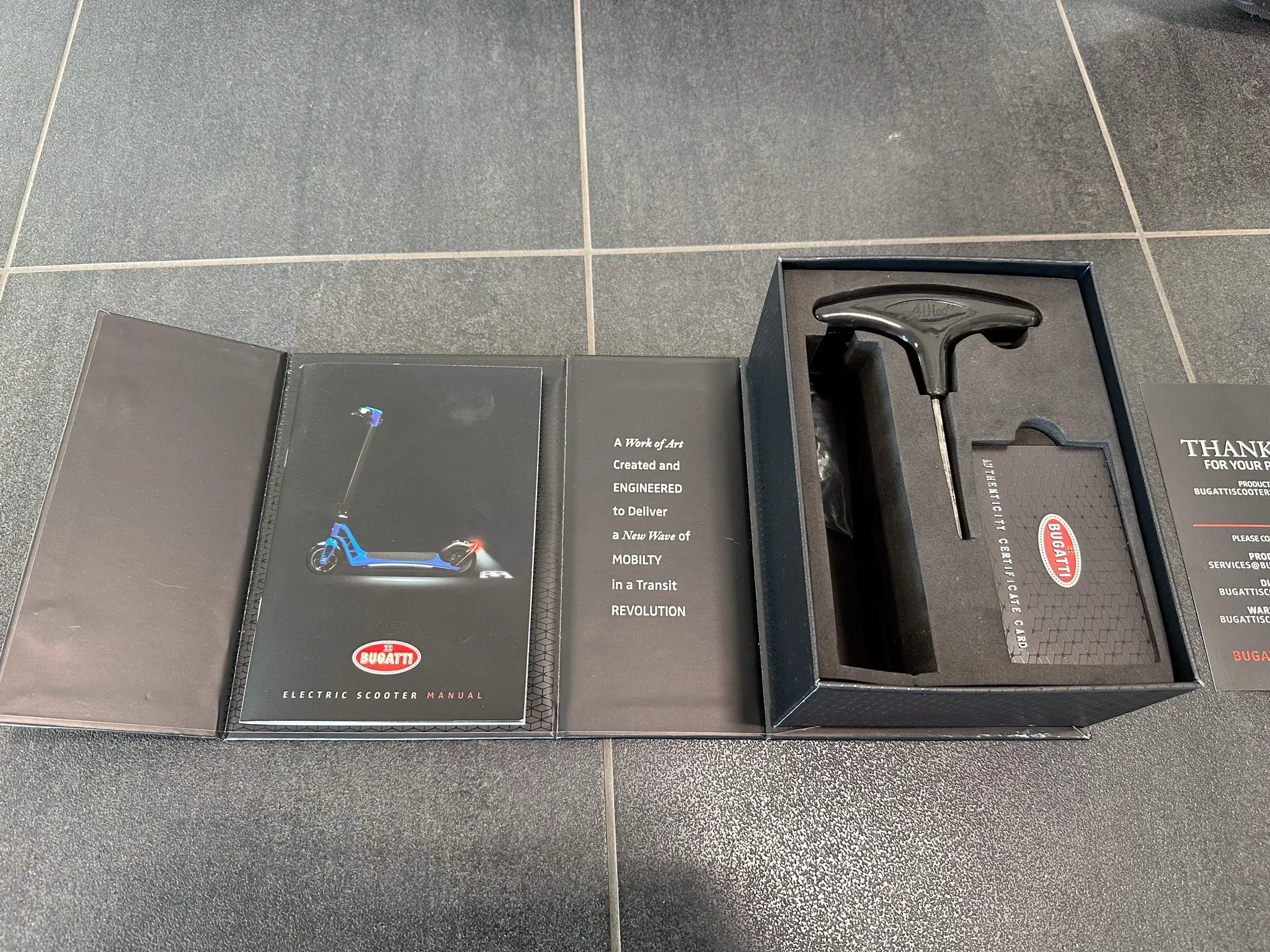 No Reserve Bugatti 9.0 Electric Scooter | PCARMARKET