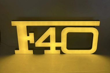 MarketPlace: Ferrari F40 Illuminated Sign | PCARMARKET