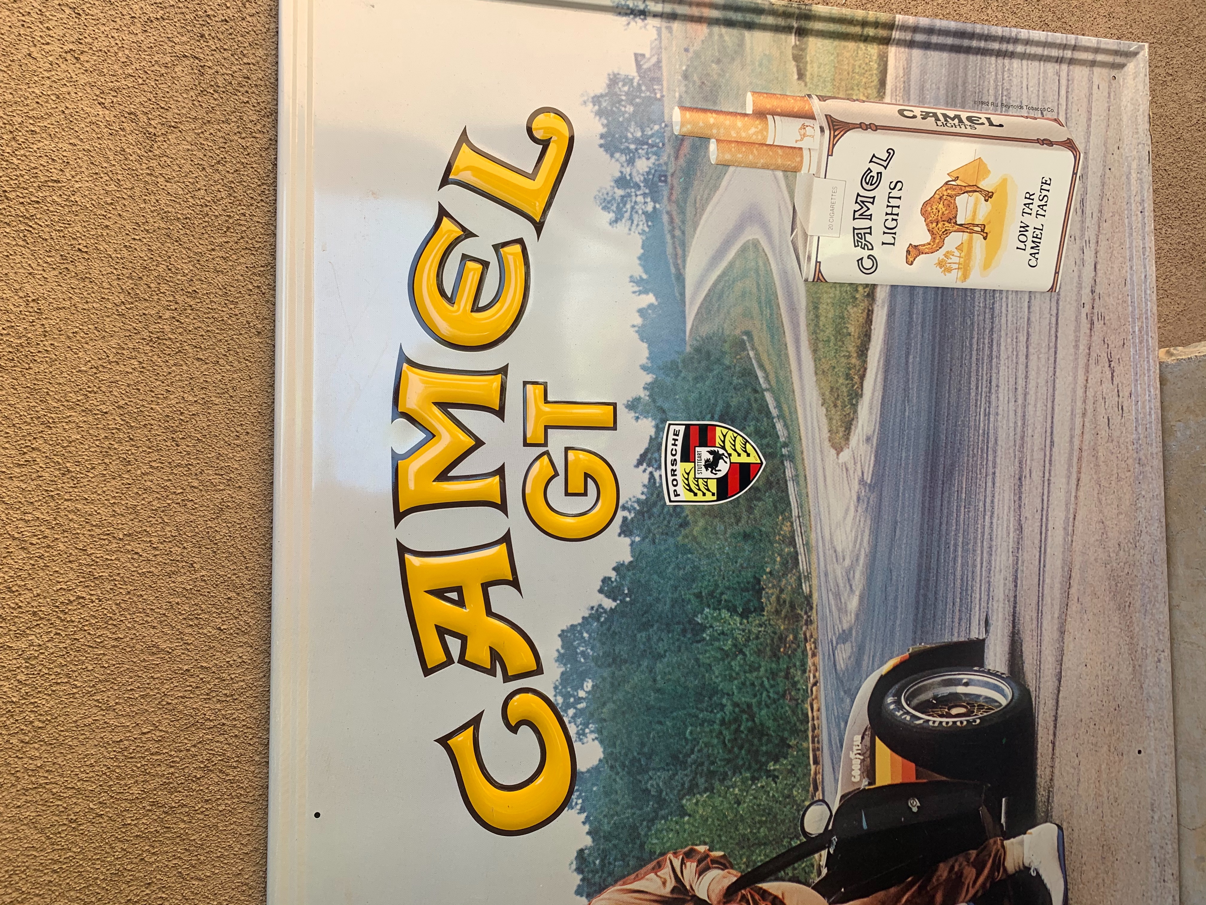 MP: Rare IMSA Camel GT Porsche 935 Metal Sign (5' x 3') | PCARMARKET