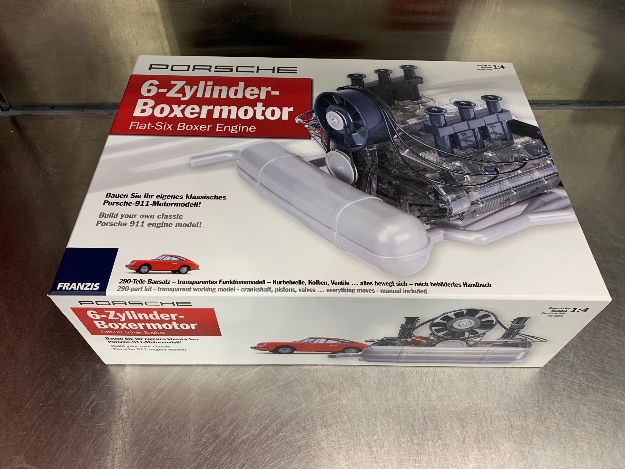 Functional 1:4 Scale '66 2.0L Porsche Boxer Engine Model | PCARMARKET