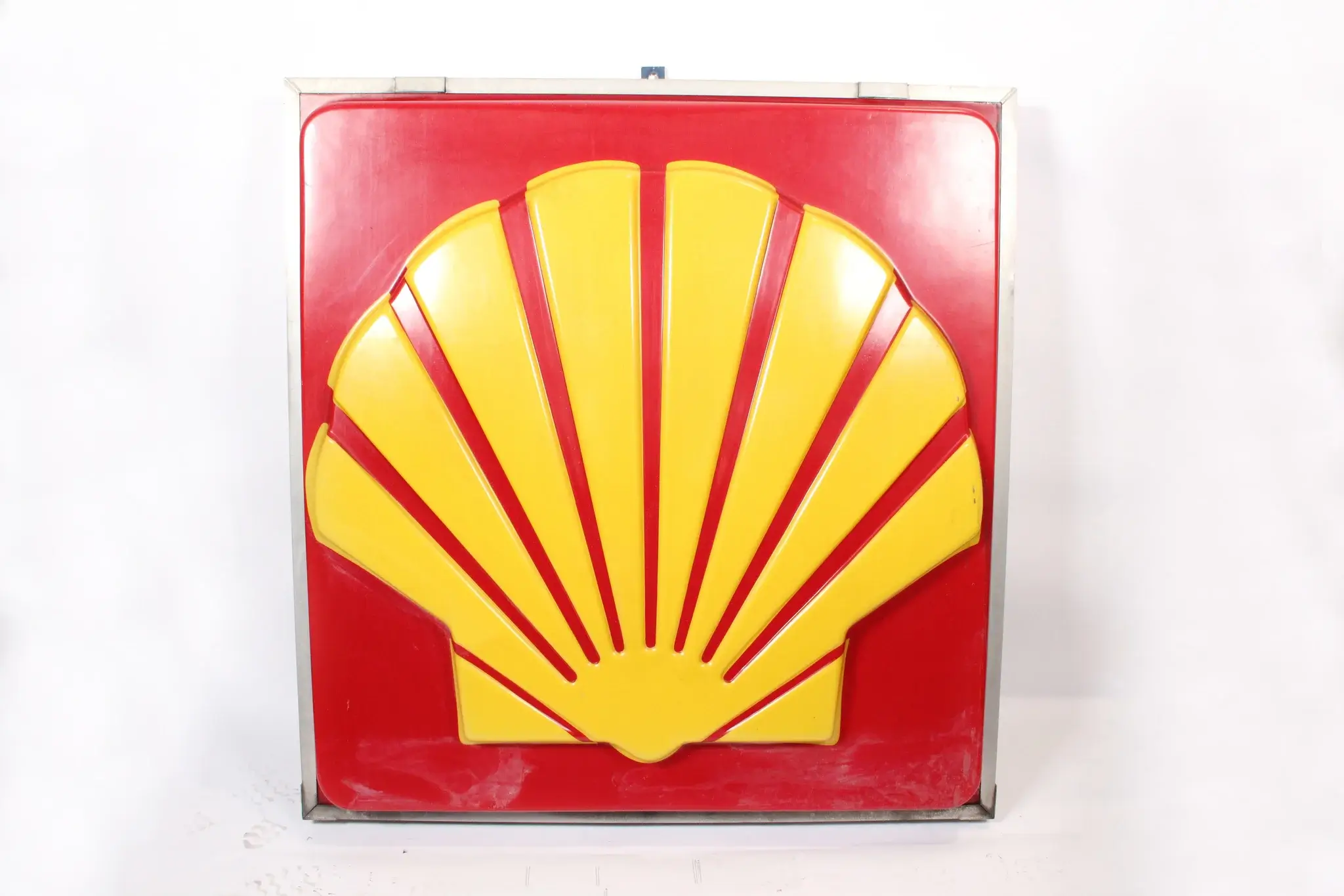 MP: Authentic Large Illuminated Shell Oil Sign | PCARMARKET