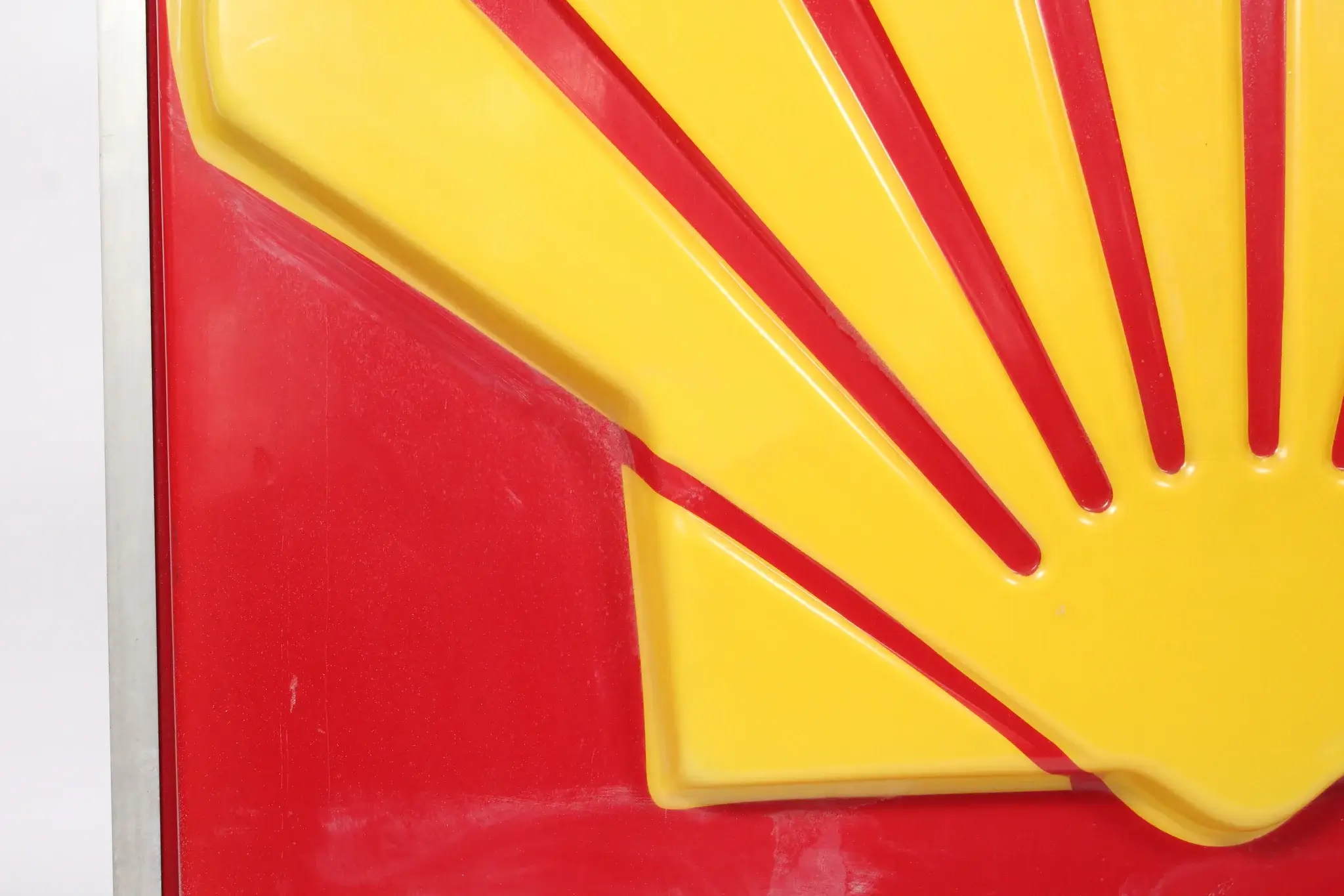 MP: Authentic Large Illuminated Shell Oil Sign | PCARMARKET