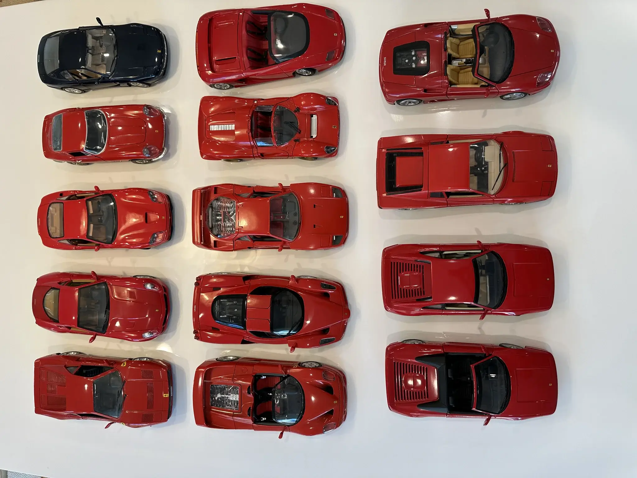 Collection of 1:18 Scale Ferrari Models | PCARMARKET