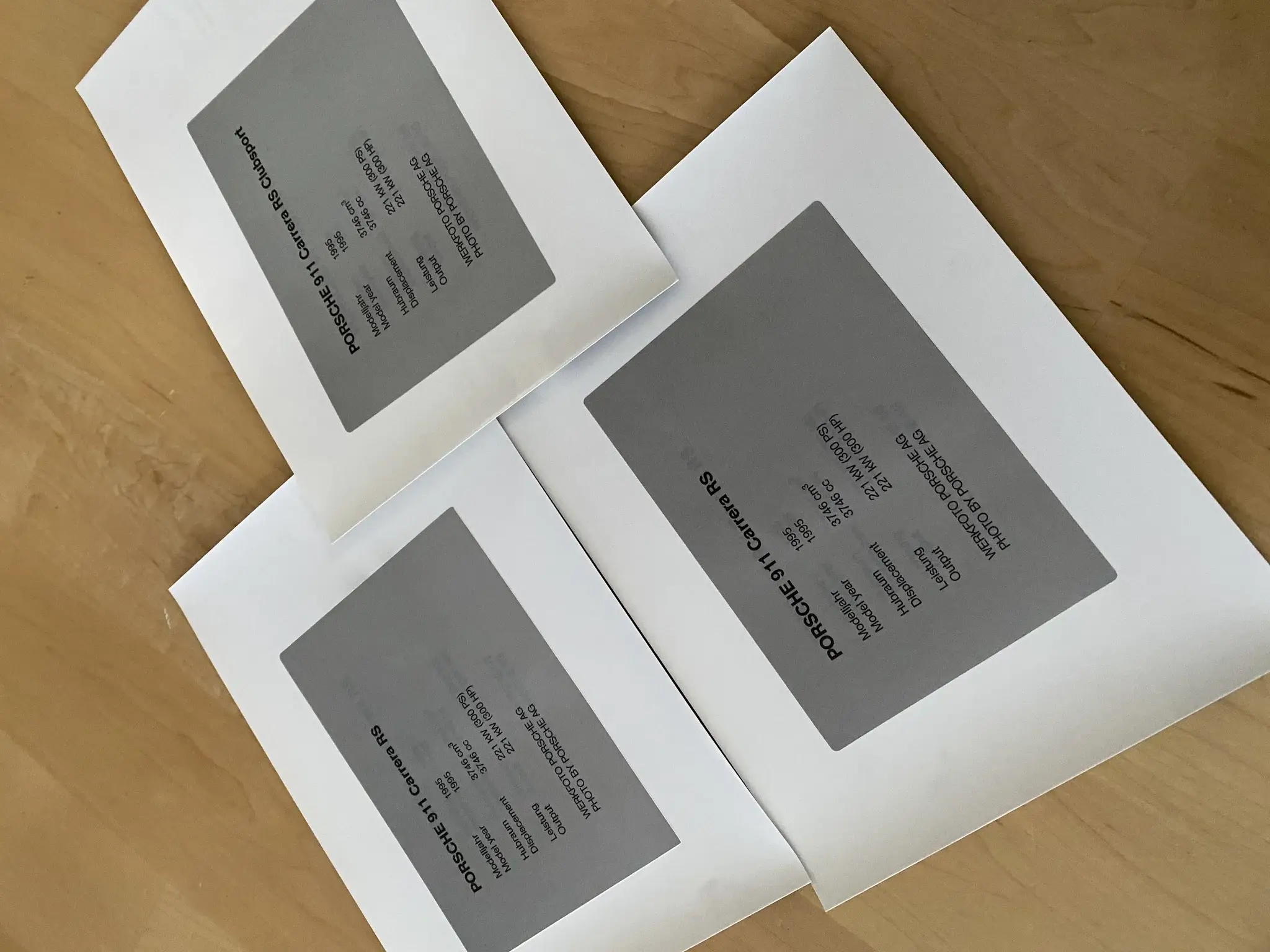 MP: Complete Original Porsche 993 Carrera RS Owners Manual & Press