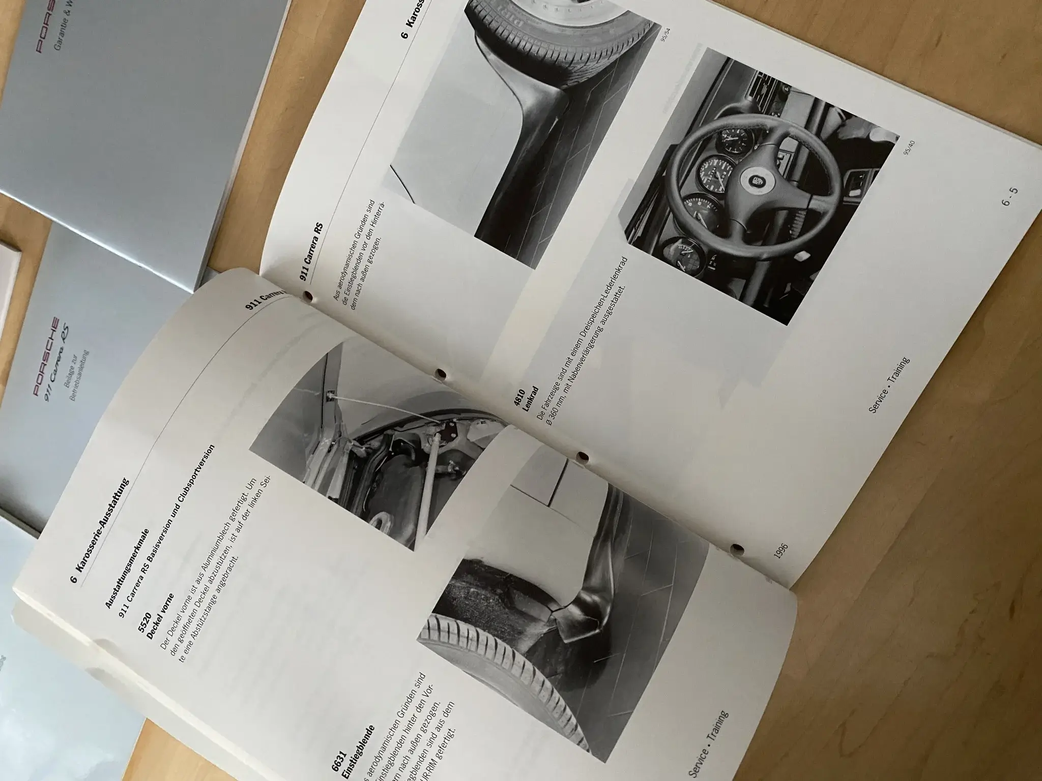 MP: Complete Original Porsche 993 Carrera RS Owners Manual & Press