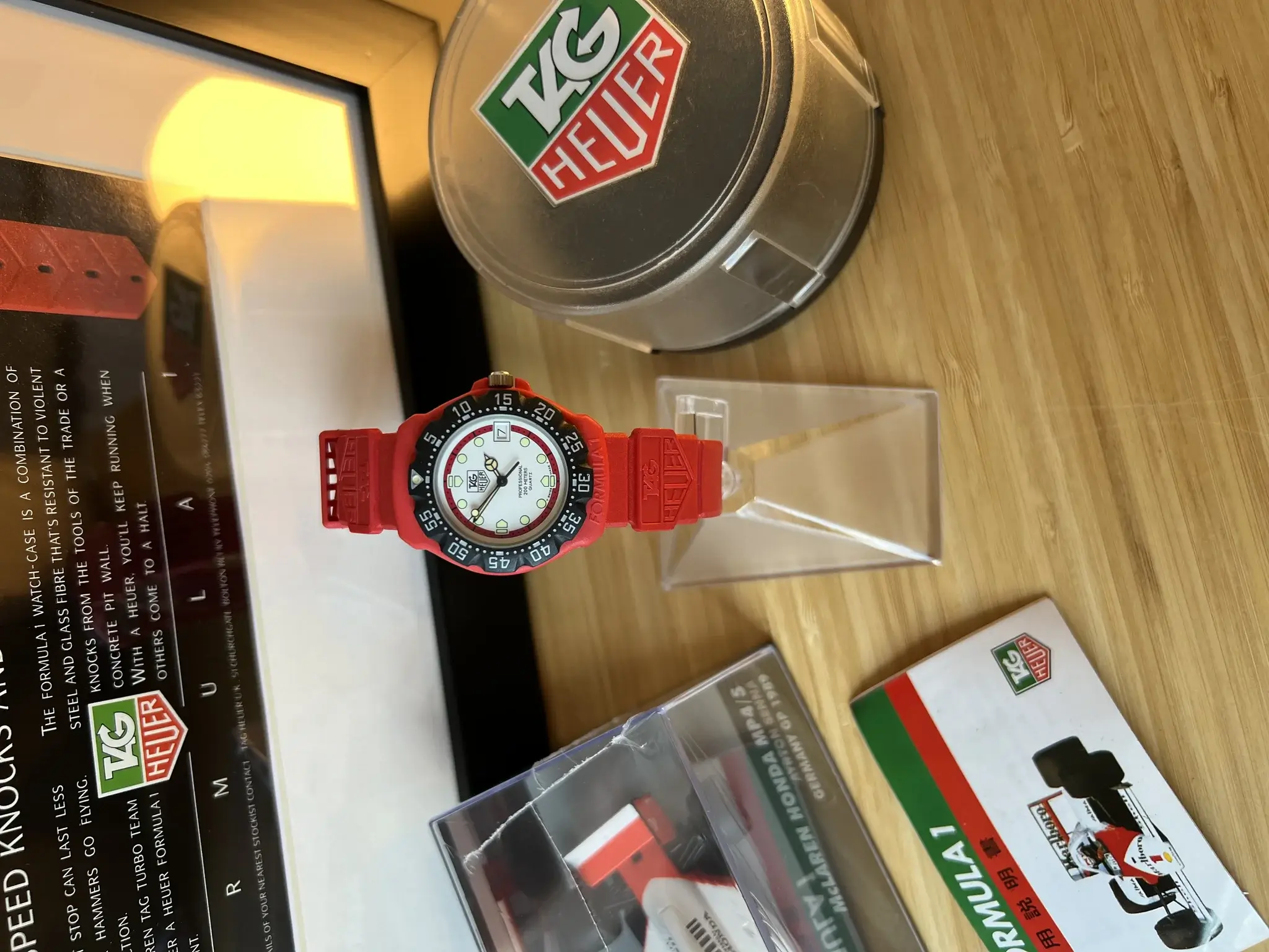 No Reserve Tag Heuer Formula One model 385.513/1 watch | PCARMARKET