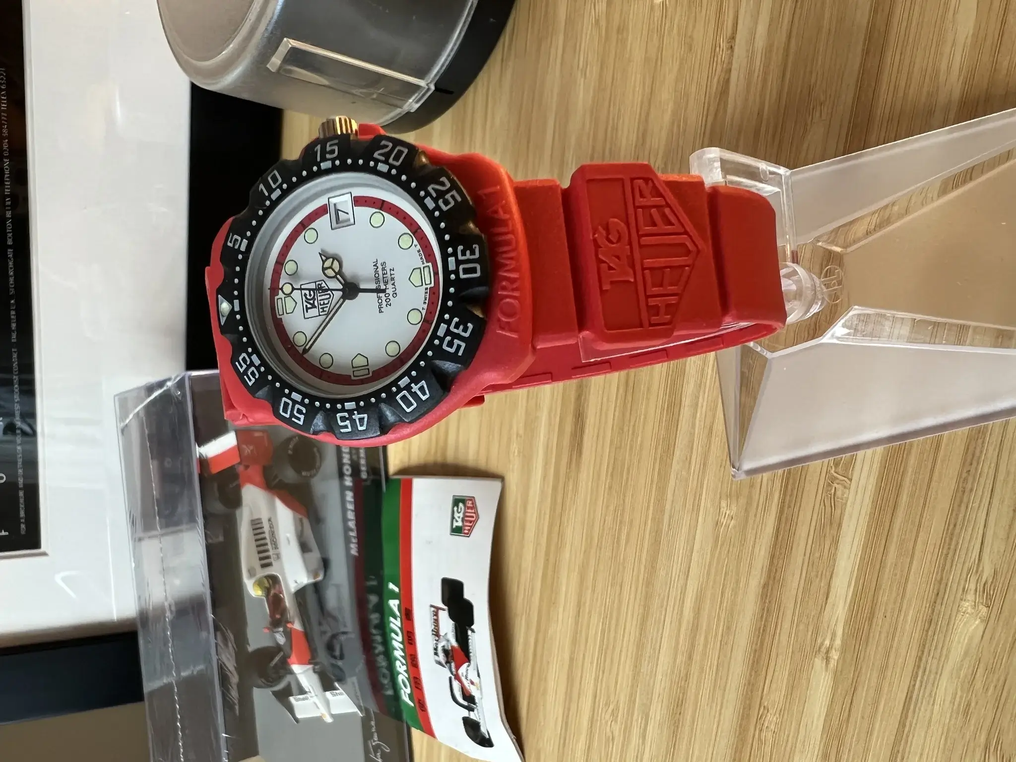 No Reserve Tag Heuer Formula One model 385.513/1 watch | PCARMARKET