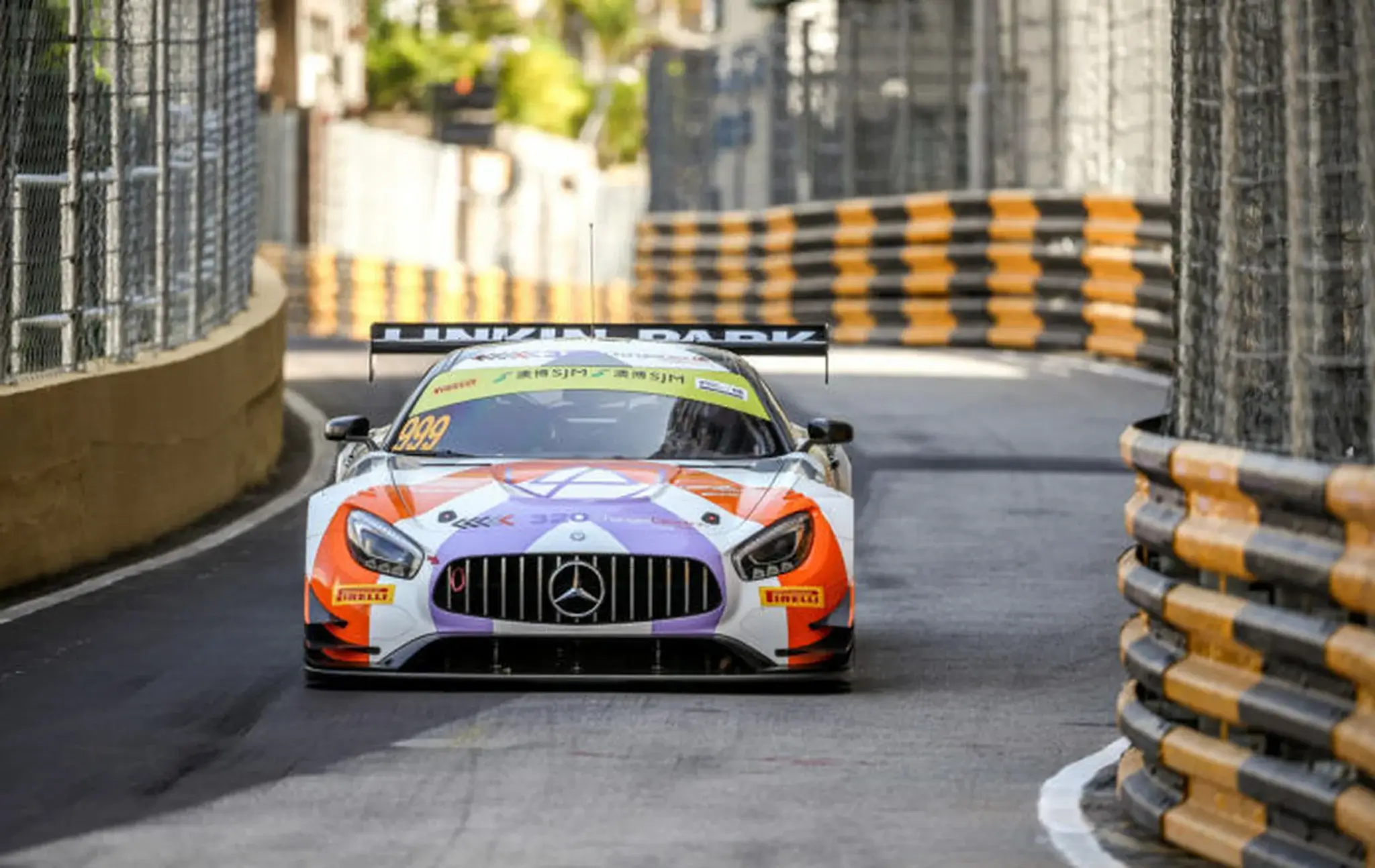 No Reserve Mercedes AMG GT3 Linkin Park Painting by Christopher