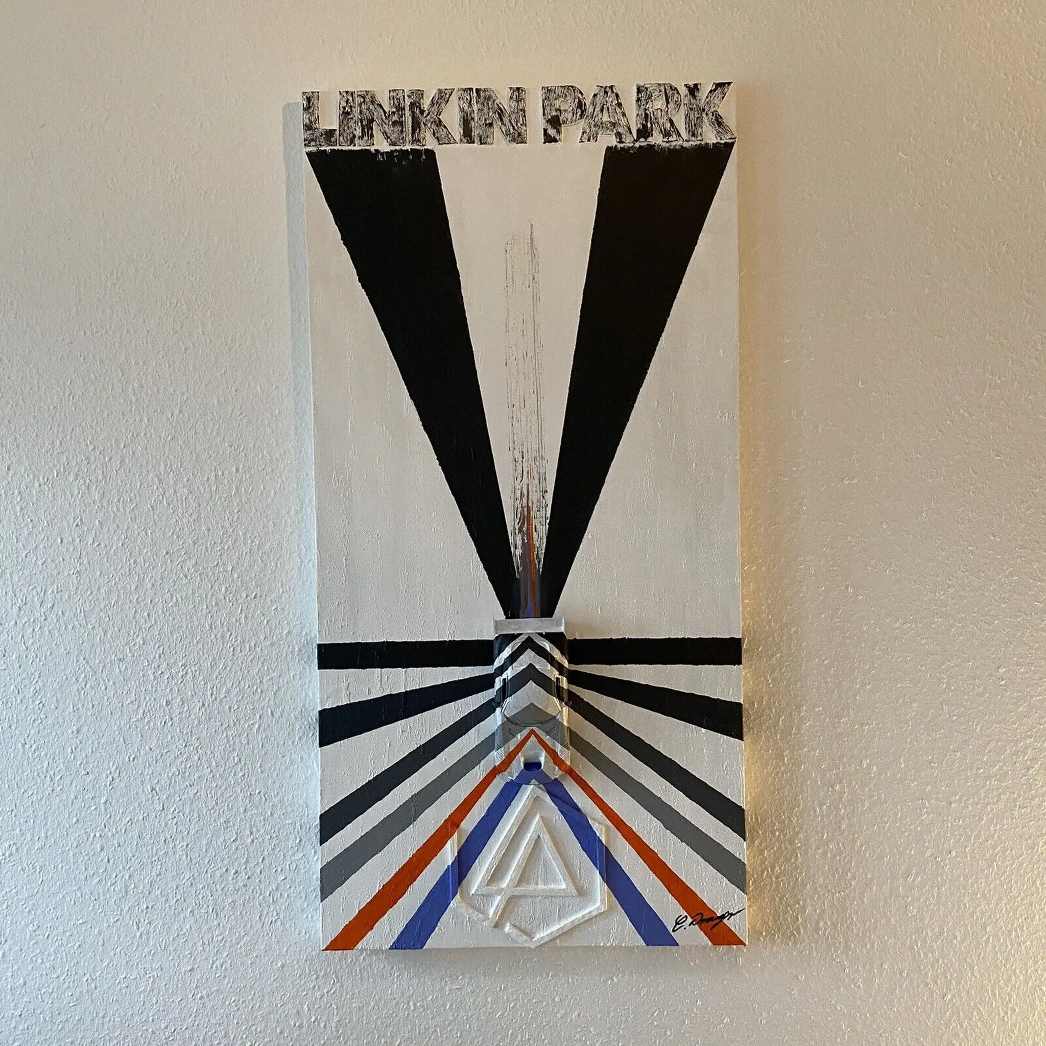 No Reserve Mercedes AMG GT3 Linkin Park Painting by Christopher