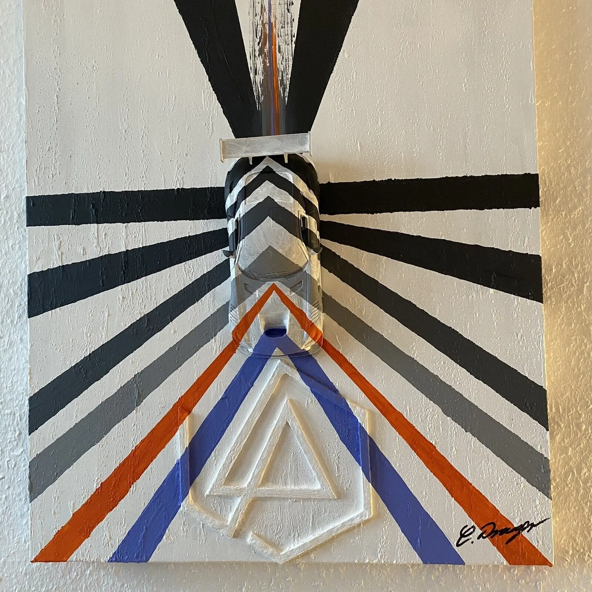 No Reserve Mercedes AMG GT3 Linkin Park Painting by Christopher