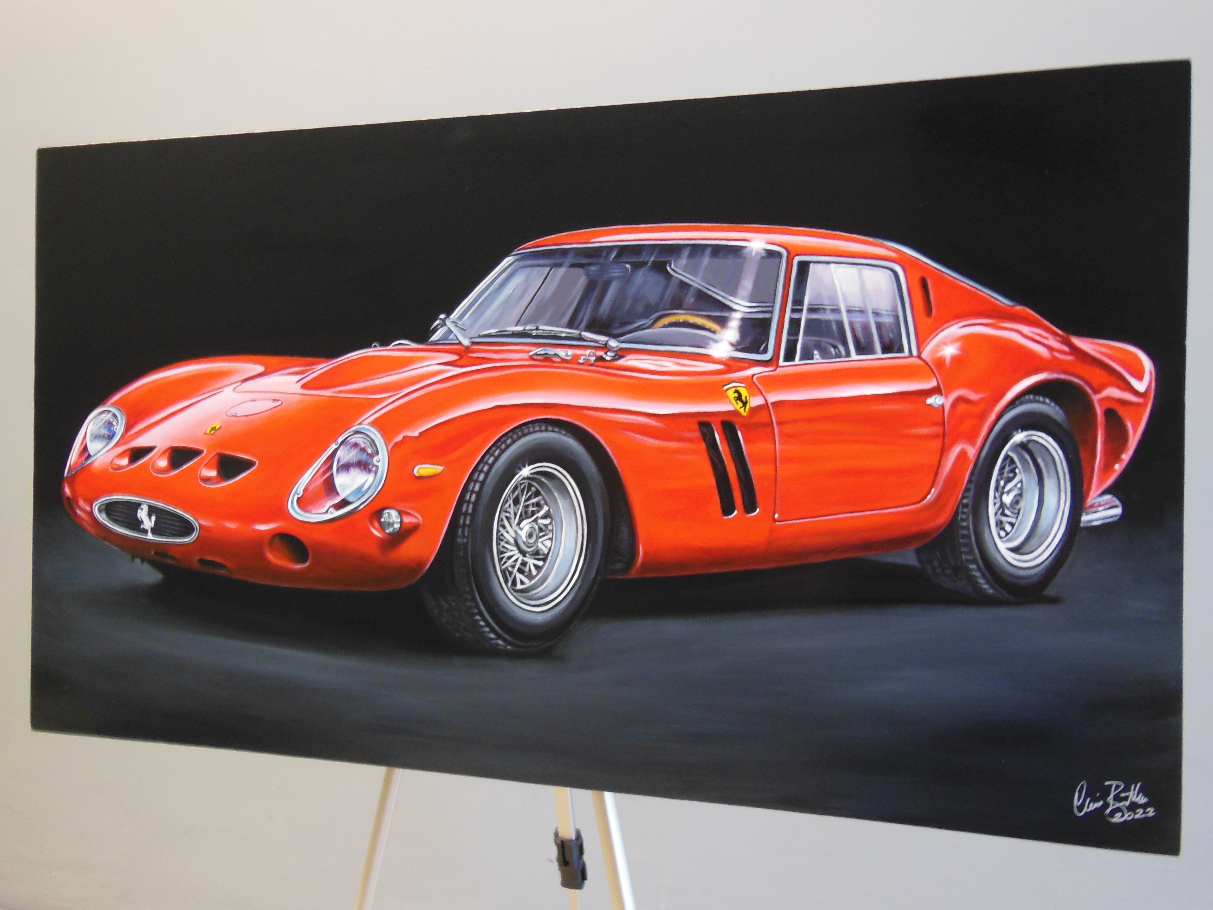 シューマッハ Long-awaited Victory  Ferrari 水彩画 シューマッハ Long-awaited Victory Ferrari 水彩画 - メルカリ