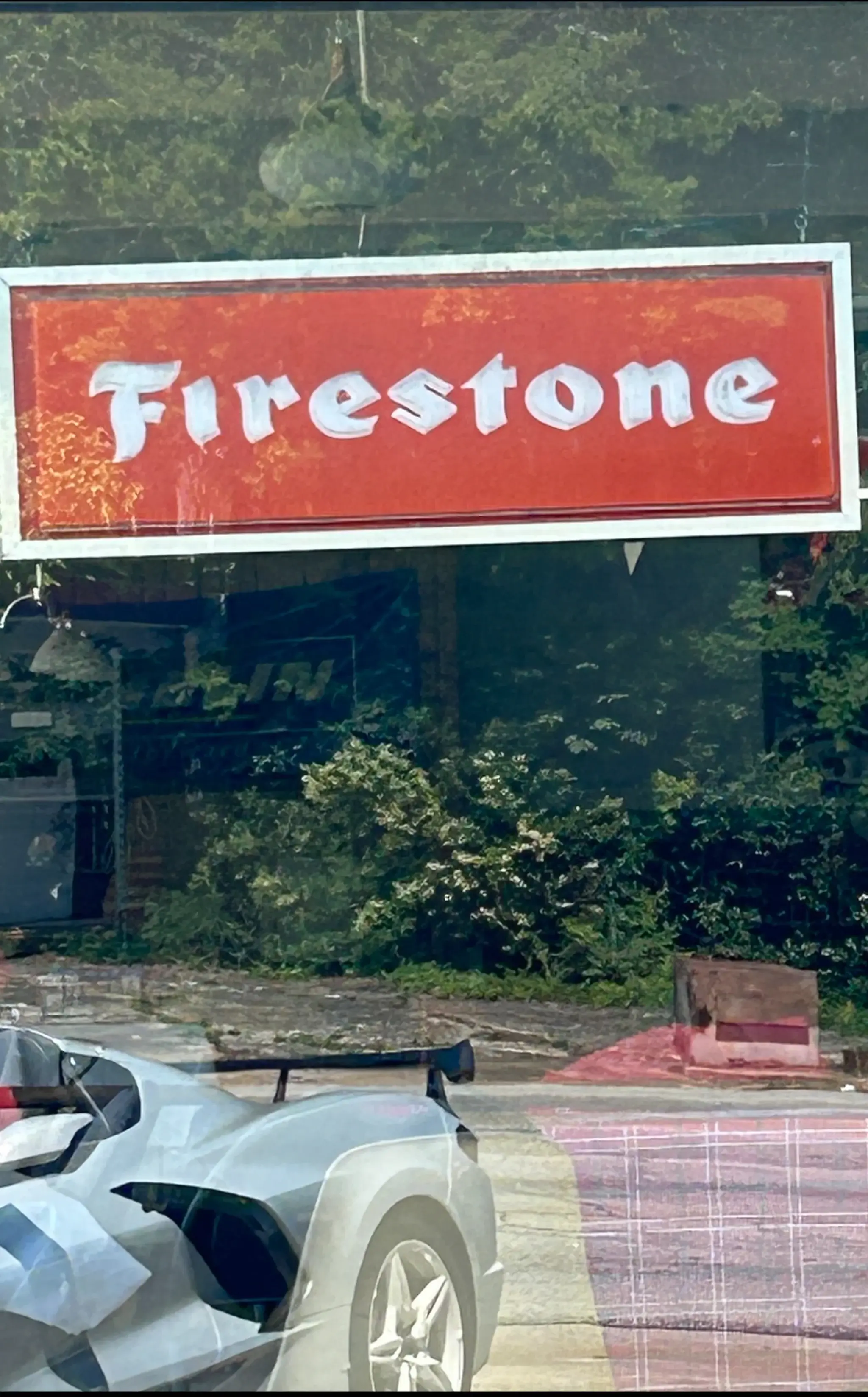 MP: Large Illuminated Firestone Sign | PCARMARKET