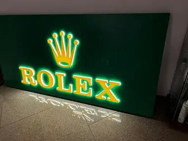 MP: Illuminated Rolex Sign | PCARMARKET