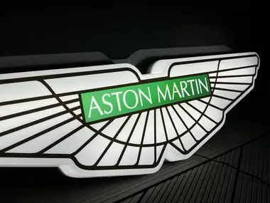 No Reserve Illuminated Aston Martin Sign | PCARMARKET