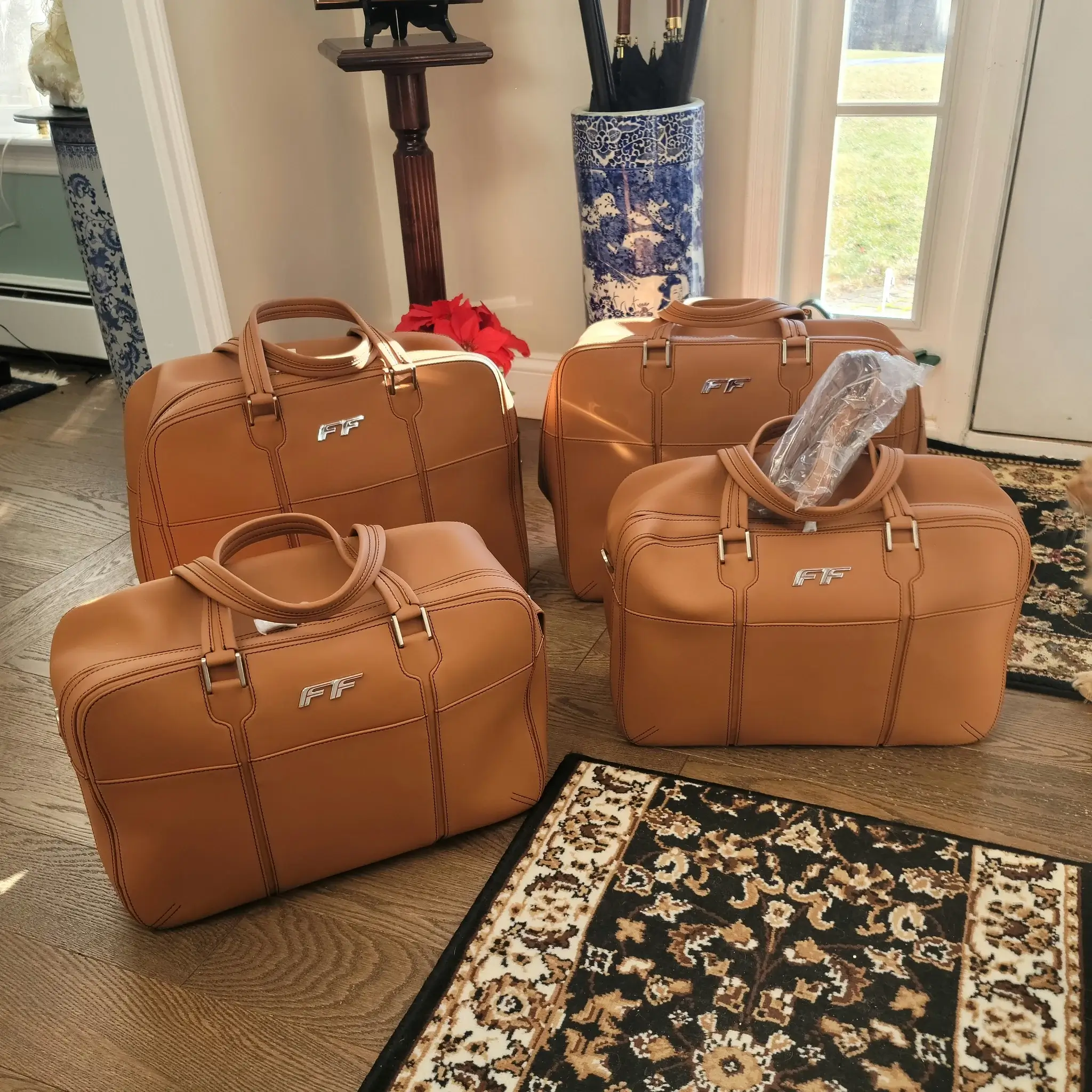 MP: Brand New Four-Piece Ferrari FF Schedoni Luggage Set | PCARMARKET