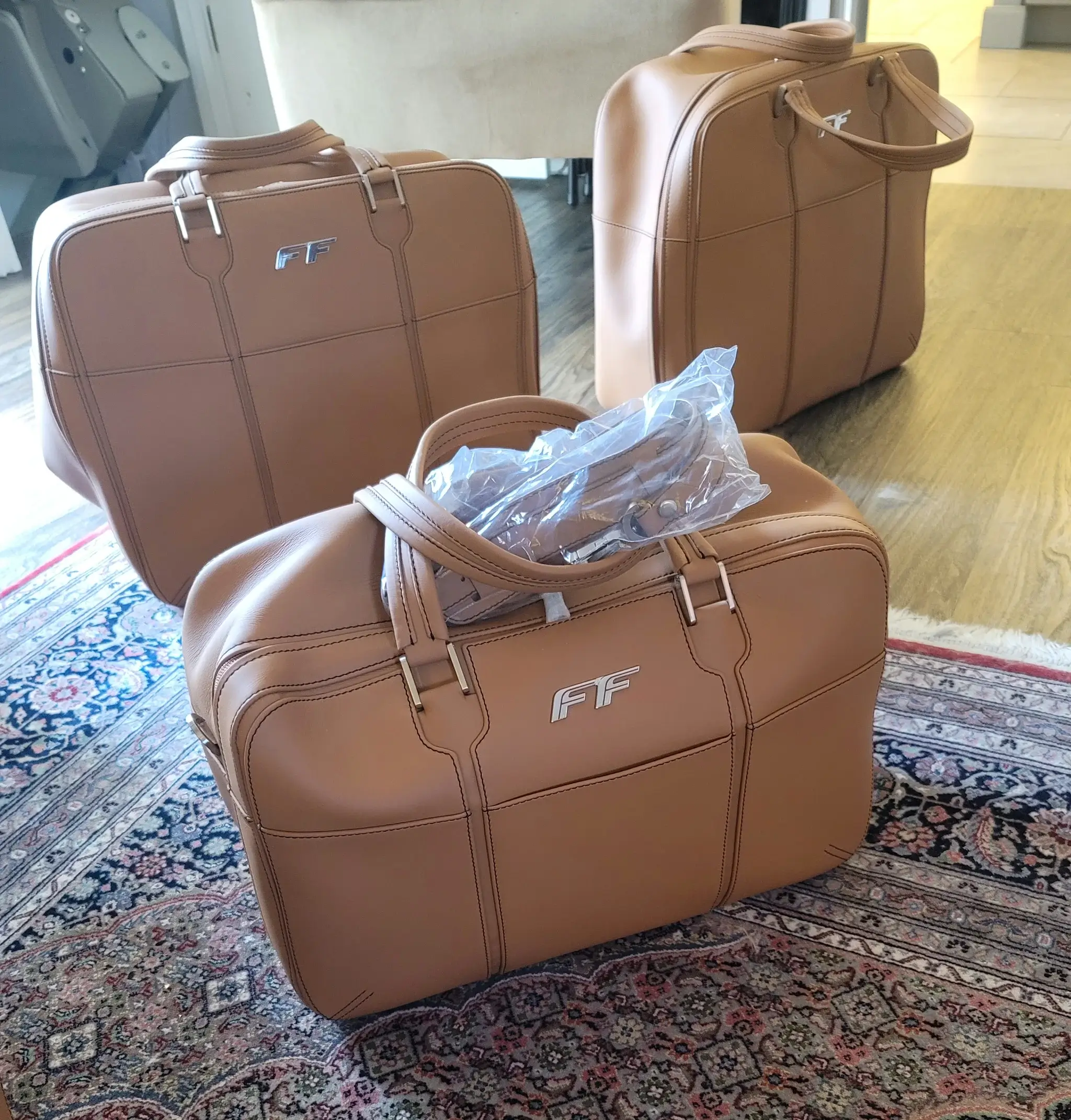 MP: Brand New Four-Piece Ferrari FF Schedoni Luggage Set | PCARMARKET