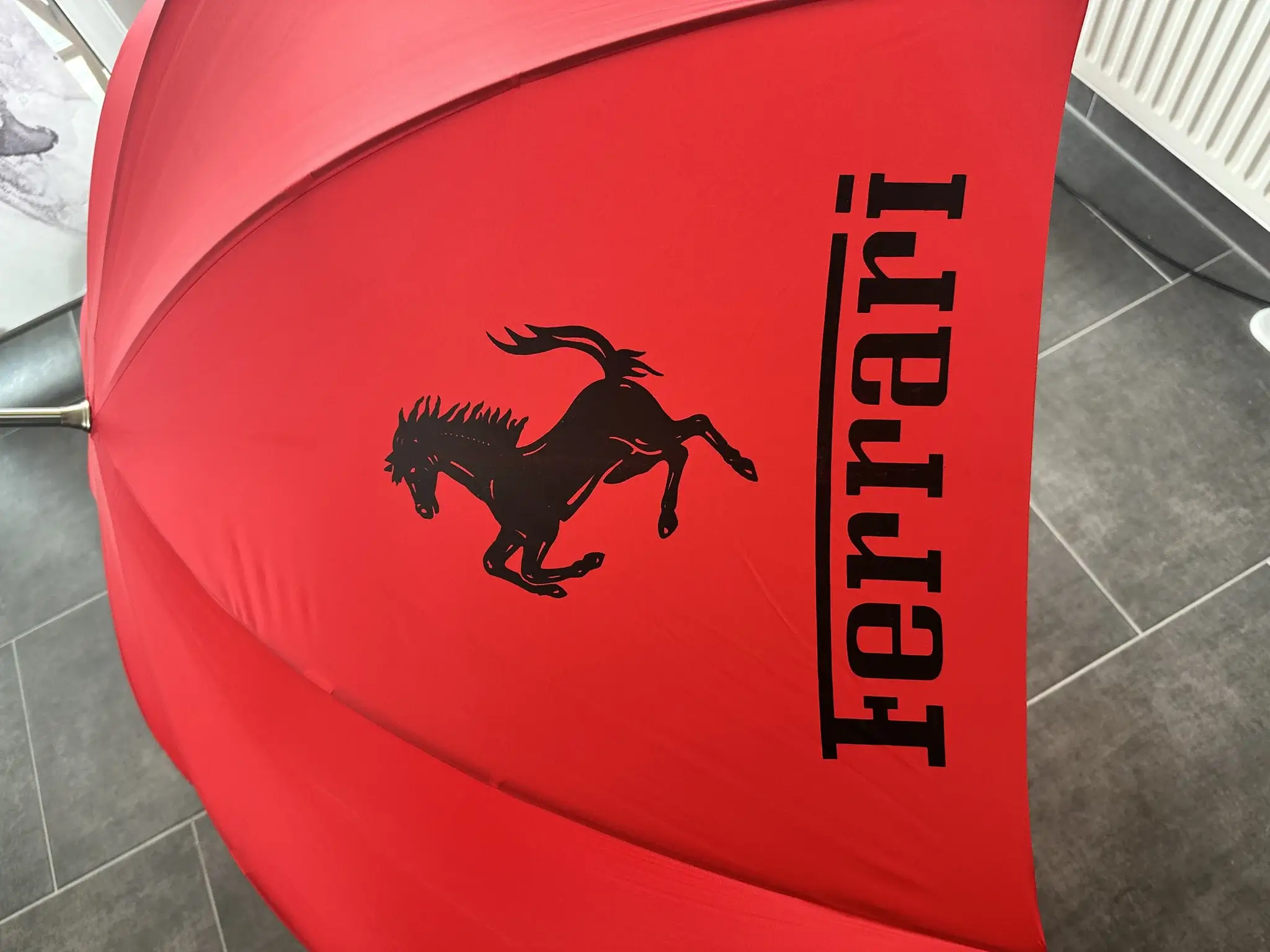 ferrari logo patio umbrellas for sale MP: Vintage 1980s Ferrari Umbrella
