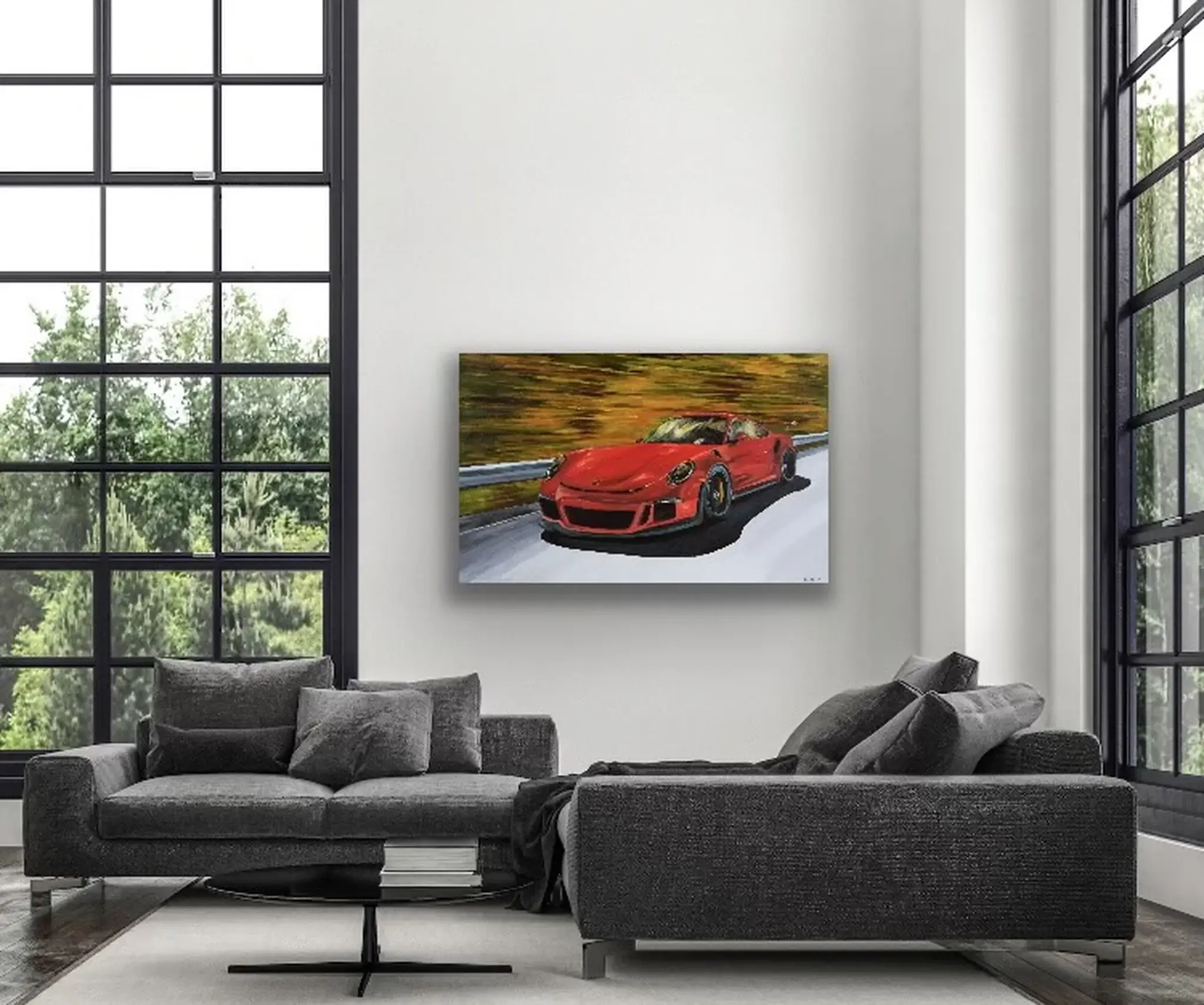 No Reserve Porsche 911 GT3 RS painting by Diana Vincent | PCARMARKET