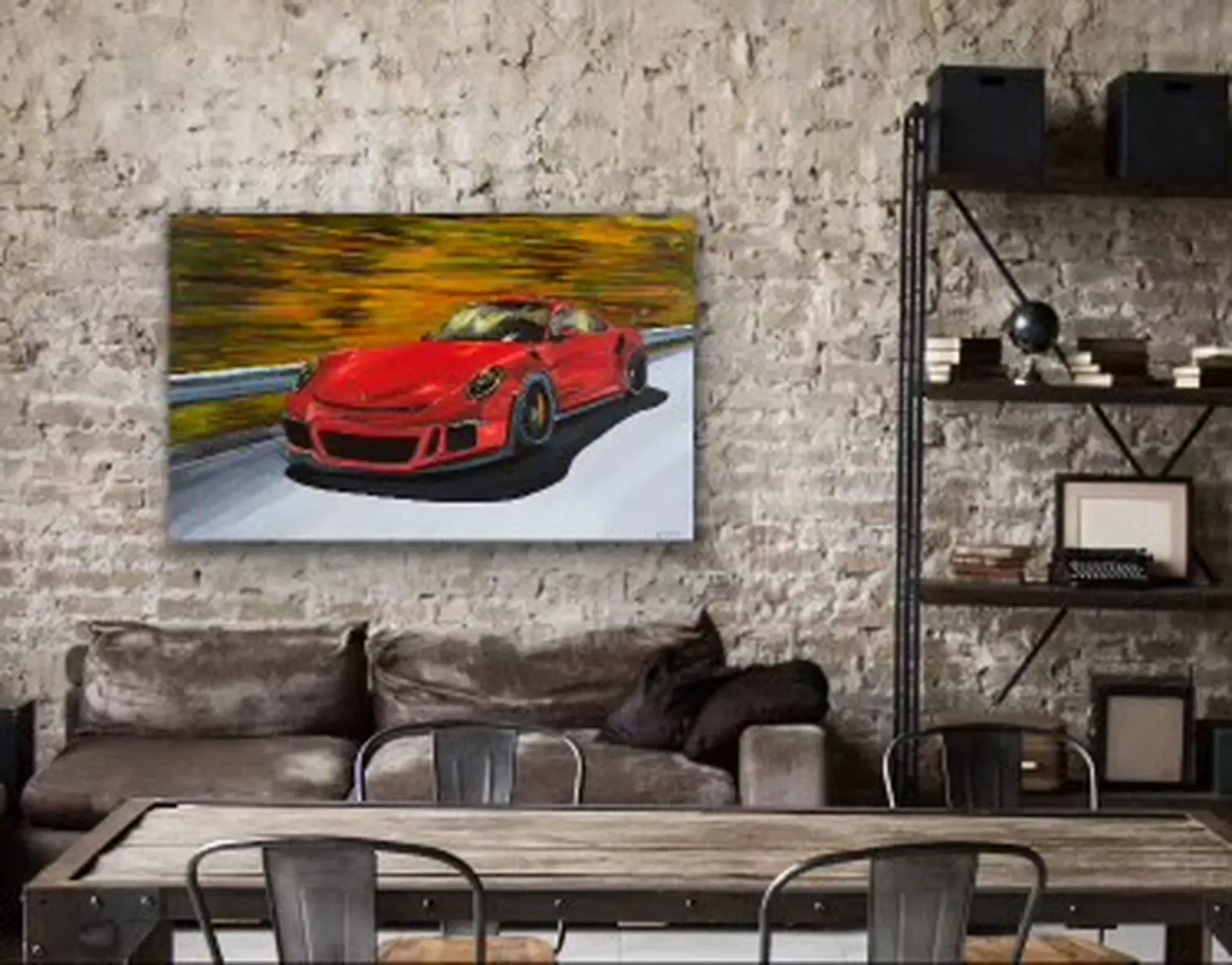 No Reserve Porsche 911 GT3 RS painting by Diana Vincent | PCARMARKET
