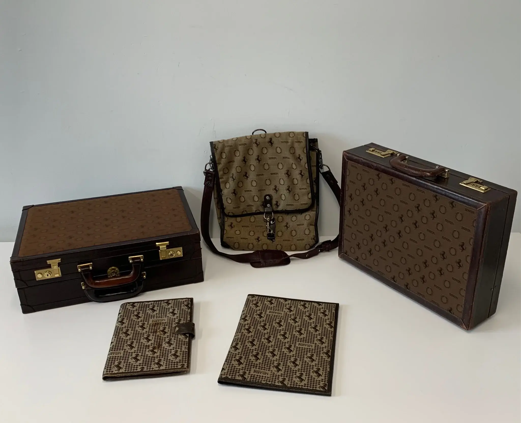MP: 70's/80's Italstyle Ferrari Luggage, Pouch, and Literature