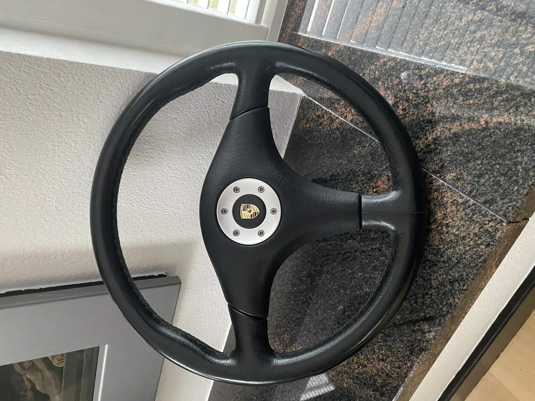 No Reserve Porsche 993 RS MOMO Steering Wheel With Hub | PCARMARKET
