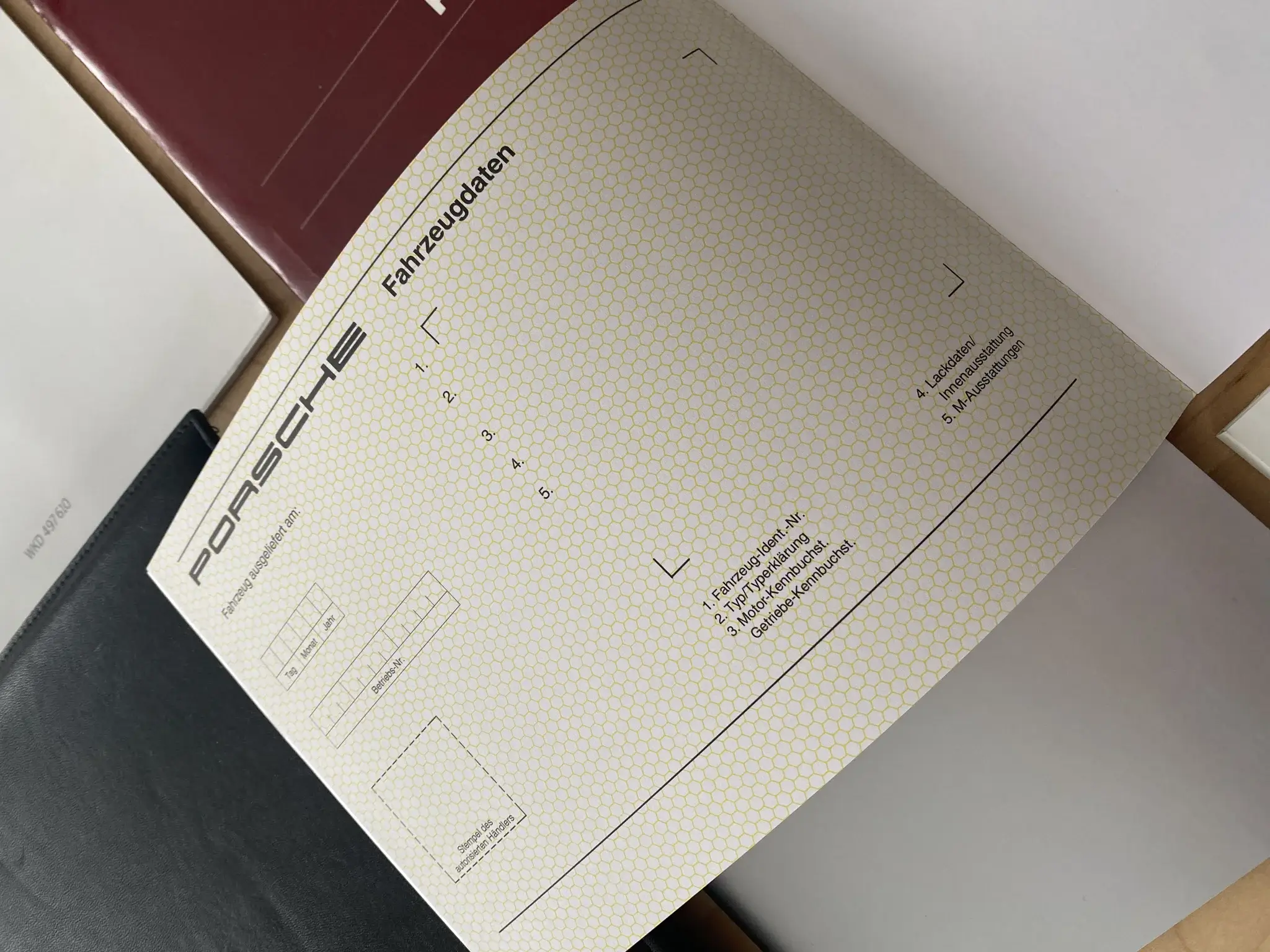 Complete Original Porsche 964 Carrera RS Owners Manual & Press