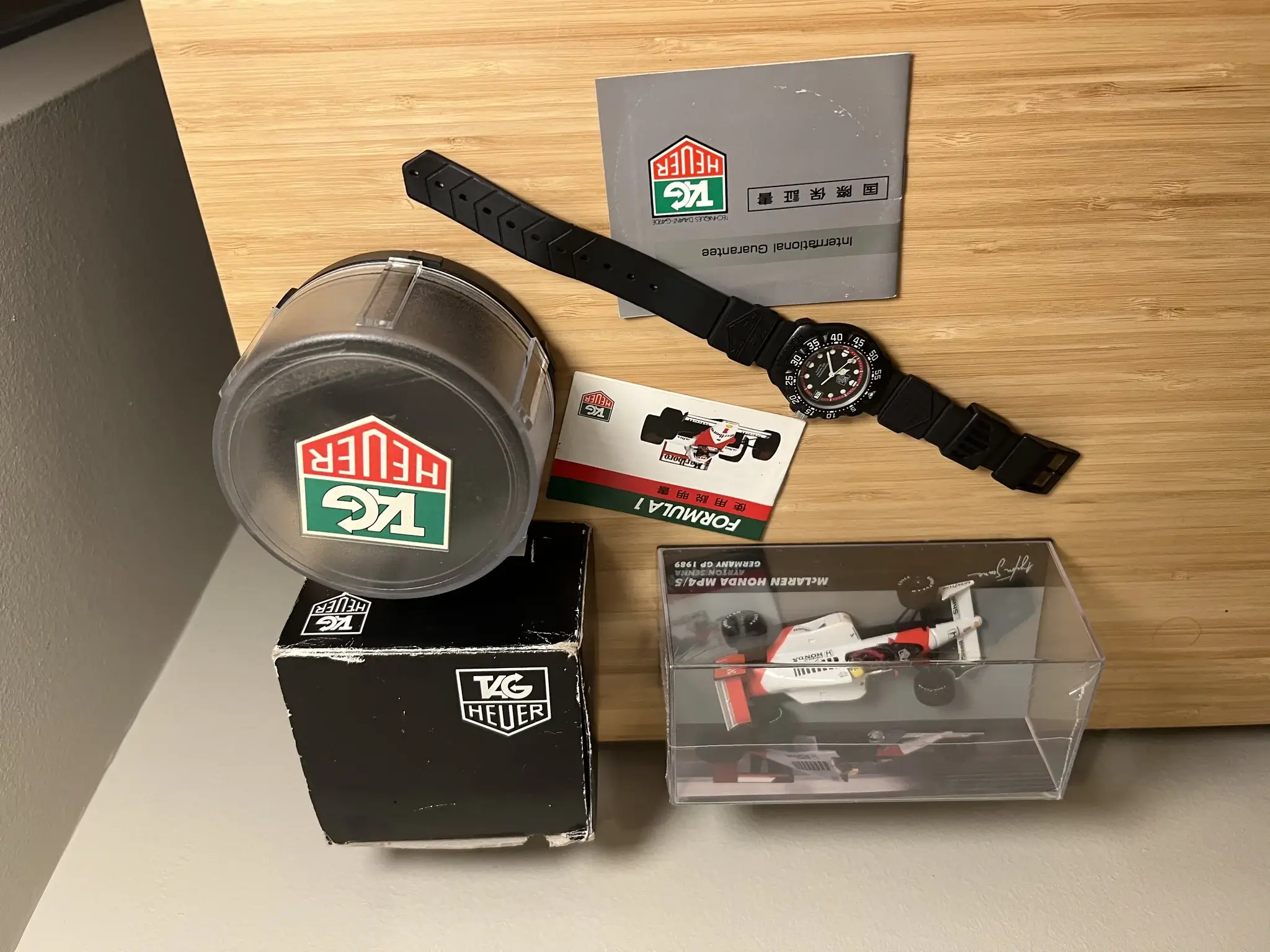No Reserve Tag Heuer F1 Watch and Model 383.513/1 | PCARMARKET
