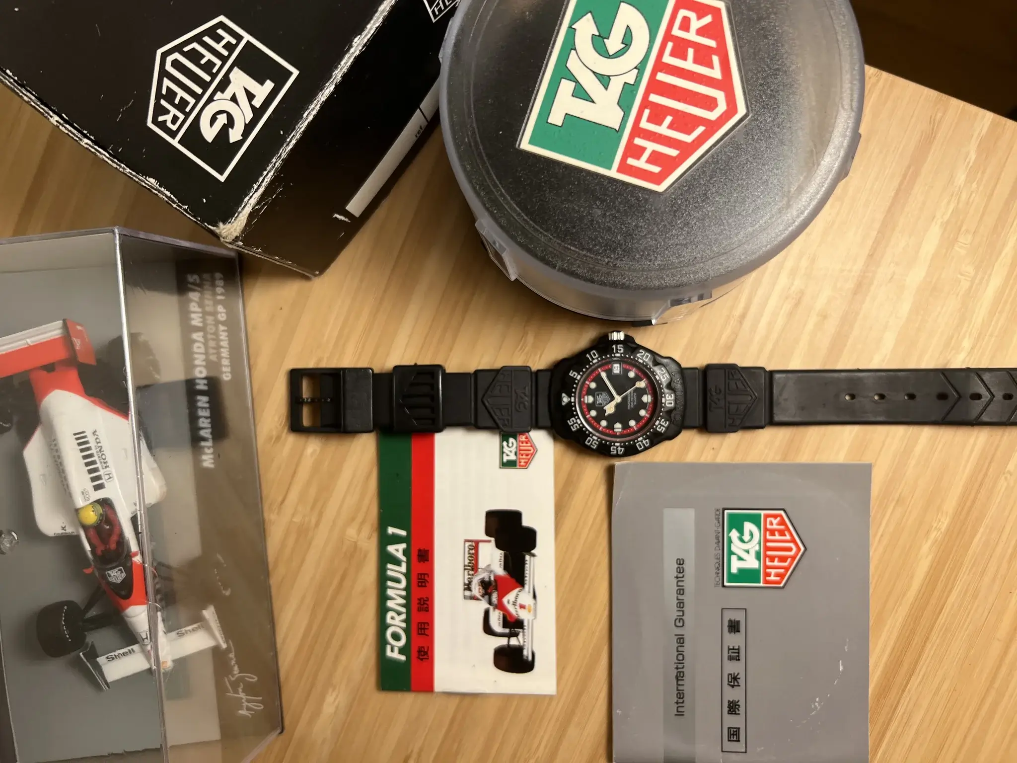 No Reserve Tag Heuer F1 Watch and Model 383.513/1 | PCARMARKET
