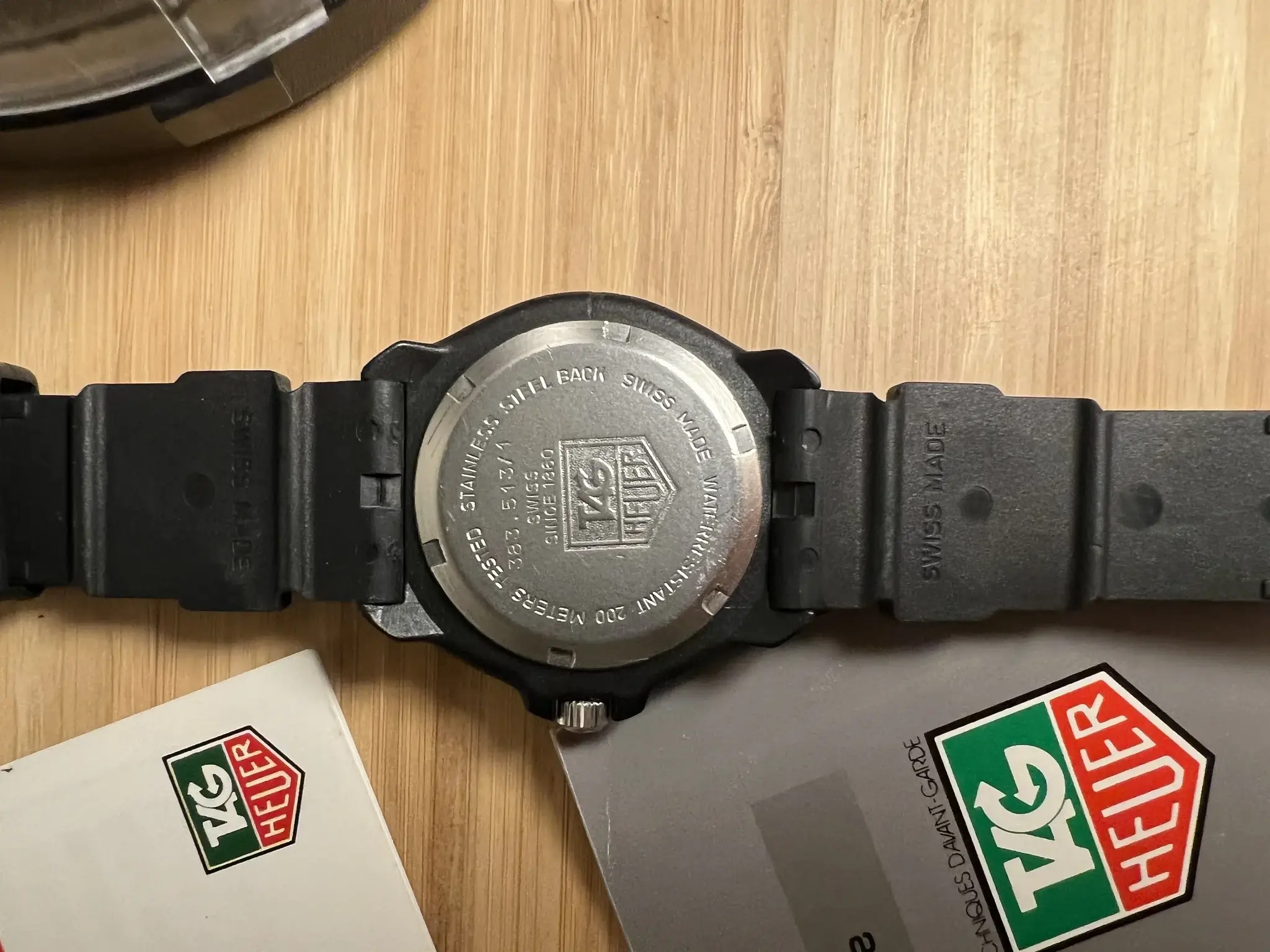 No Reserve Tag Heuer F1 Watch and Model 383.513/1 | PCARMARKET