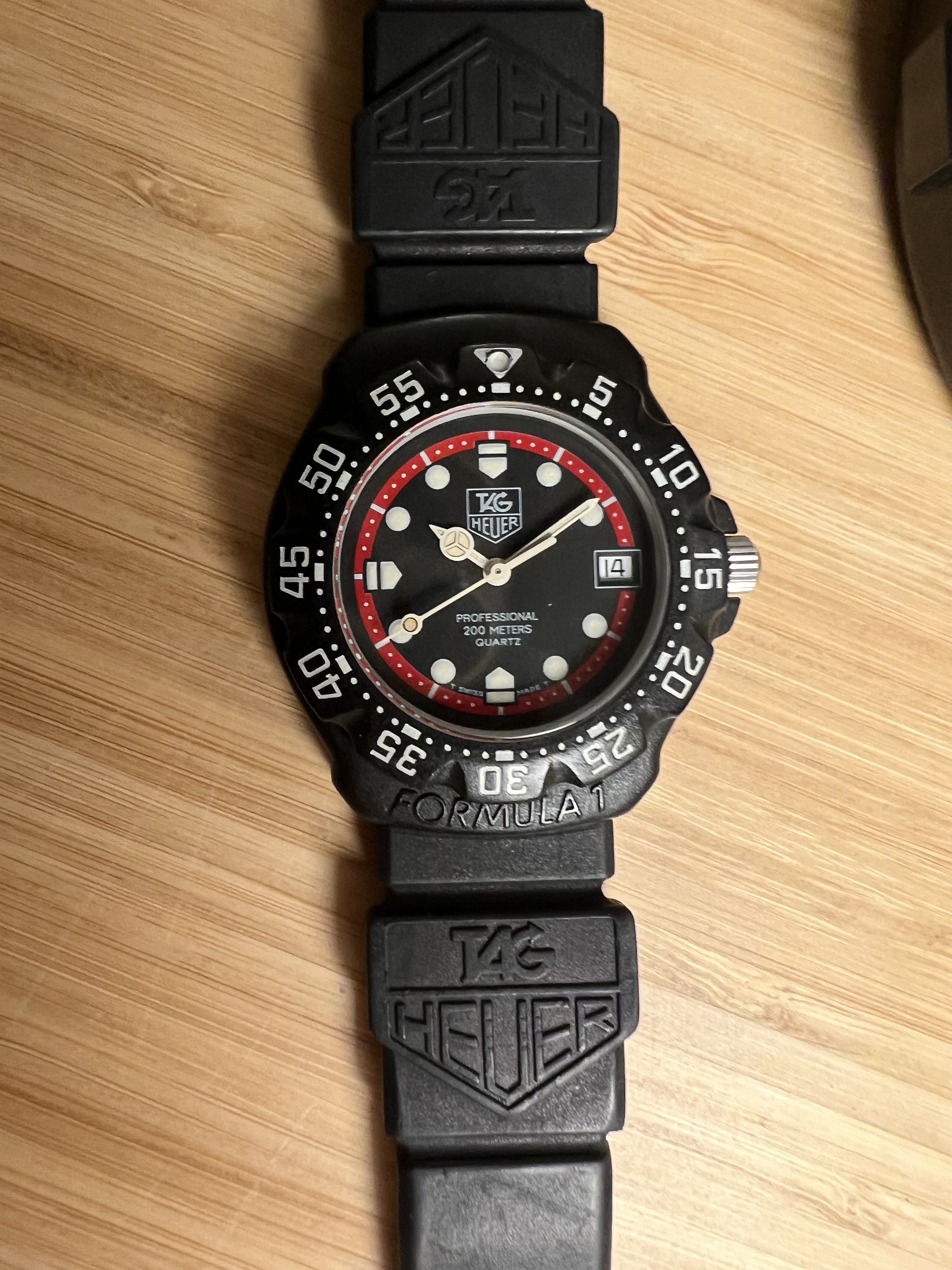 No Reserve Tag Heuer F1 Watch and Model 383.513/1 | PCARMARKET