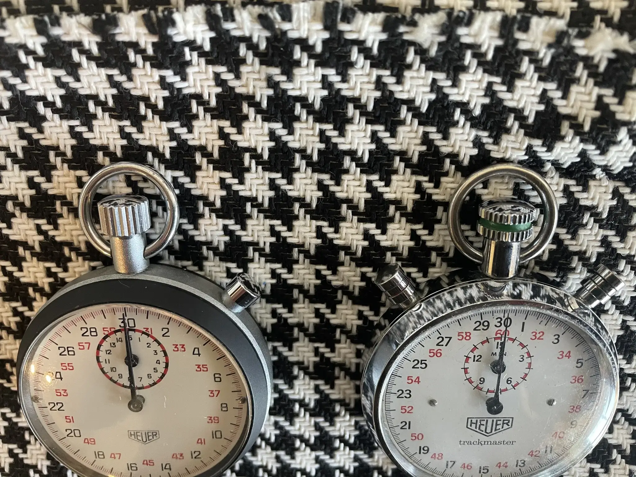 No Reserve Heuer Trackmaster 8032 & 7700 Stopwatch | PCARMARKET